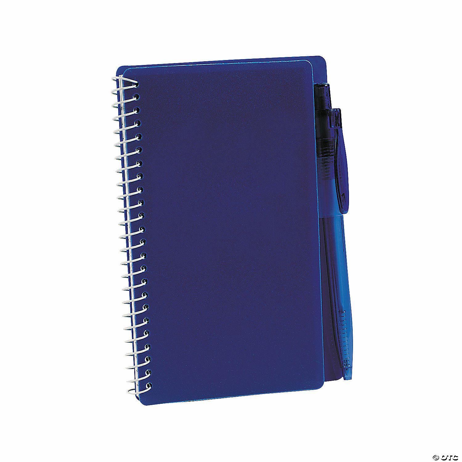 Office Supplies | Blue Spiral Notebook & Pen Sets – 12 Pc.