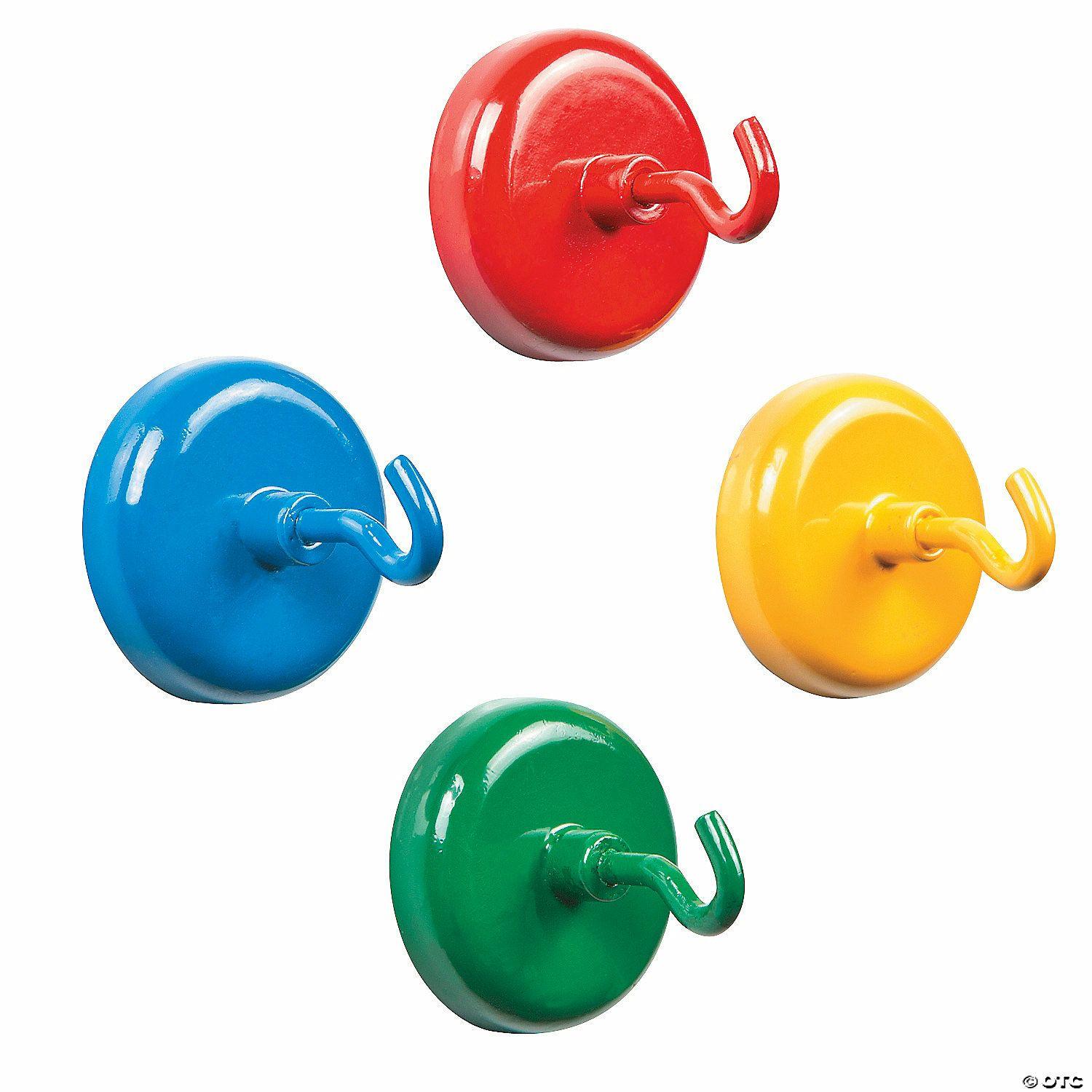 Office Supplies | Storage Hook Magnets- 4 Pc.