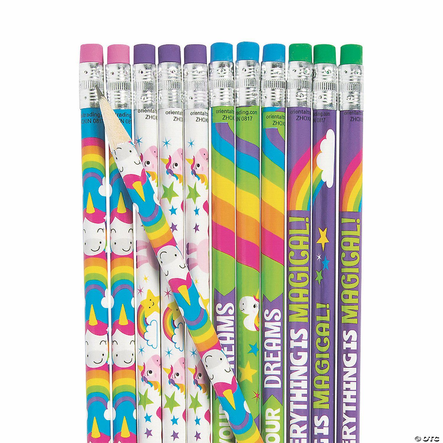 Office Supplies | Unicorn Pencils – 24 Pc.