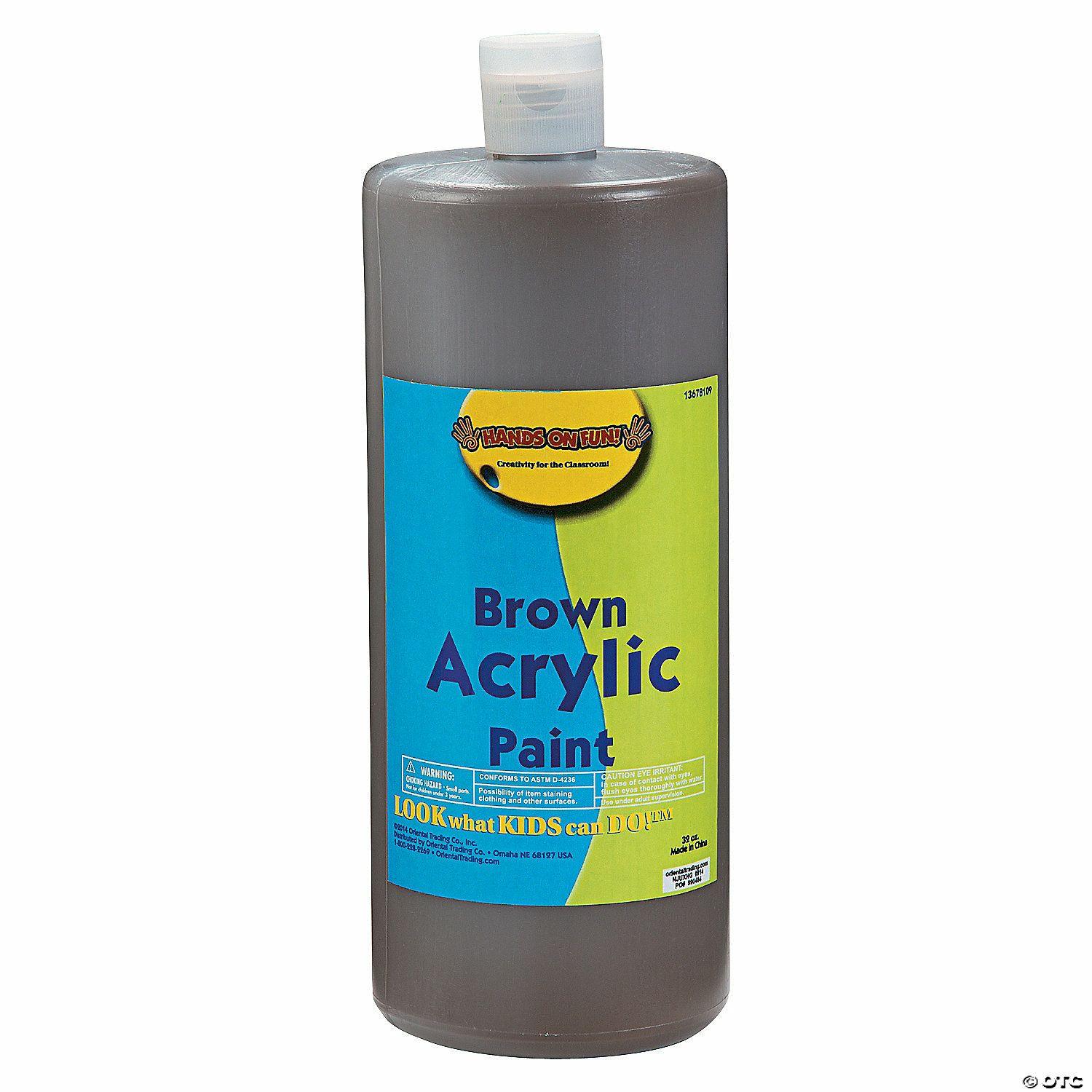 Paint | 32-oz. Washable Brown Acrylic Paint