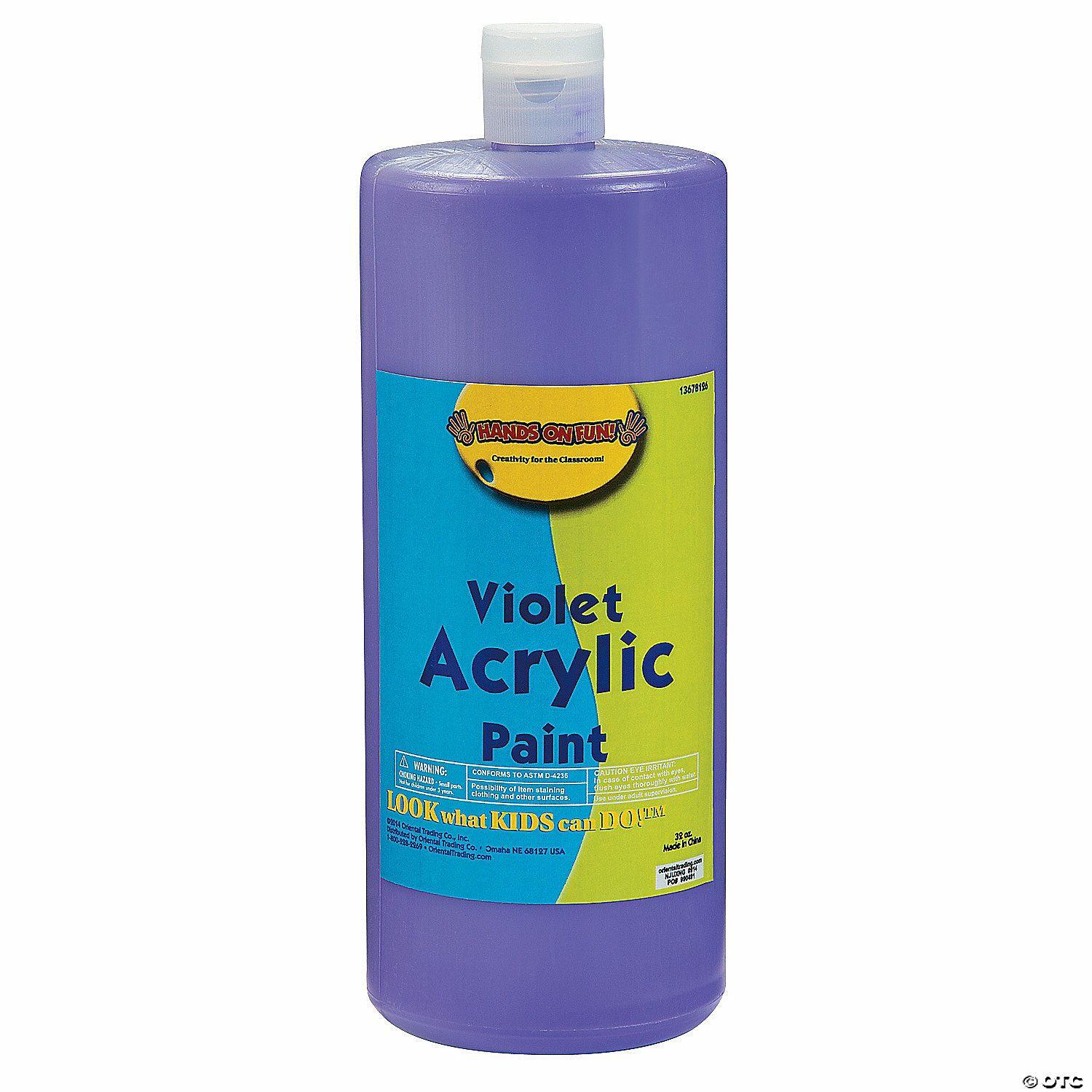 Paint | 32-oz. Washable Violet Acrylic Paint