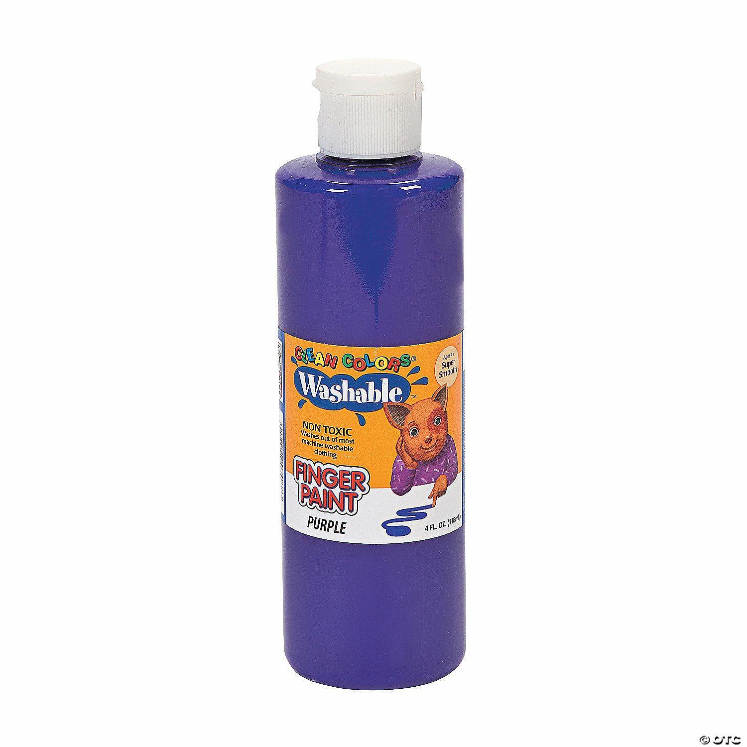 Paint | 8-oz. Rich Art® Washable Purple Finger Paint