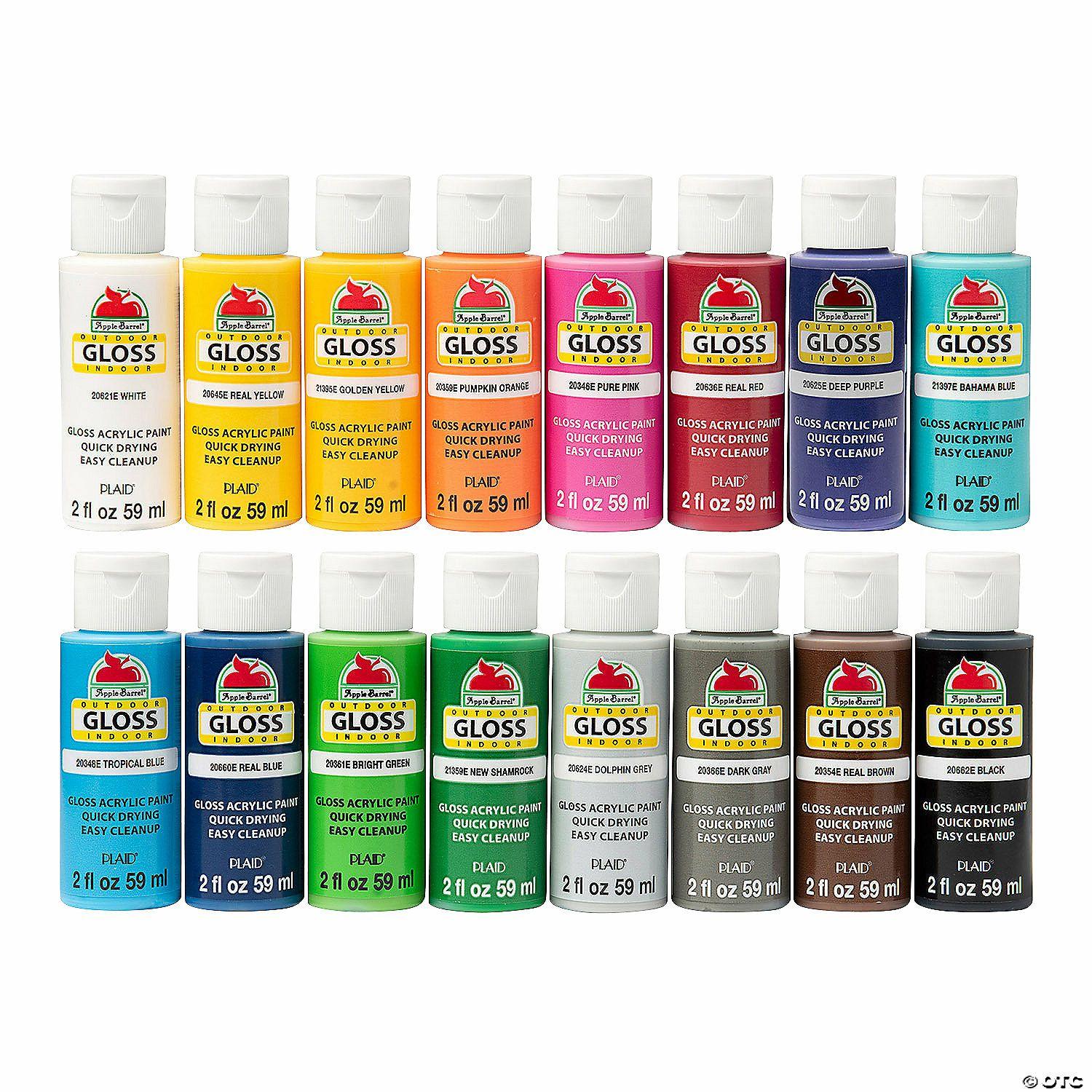 Paint | Apple Barrel® Gloss Paint Set – 16 Pc.