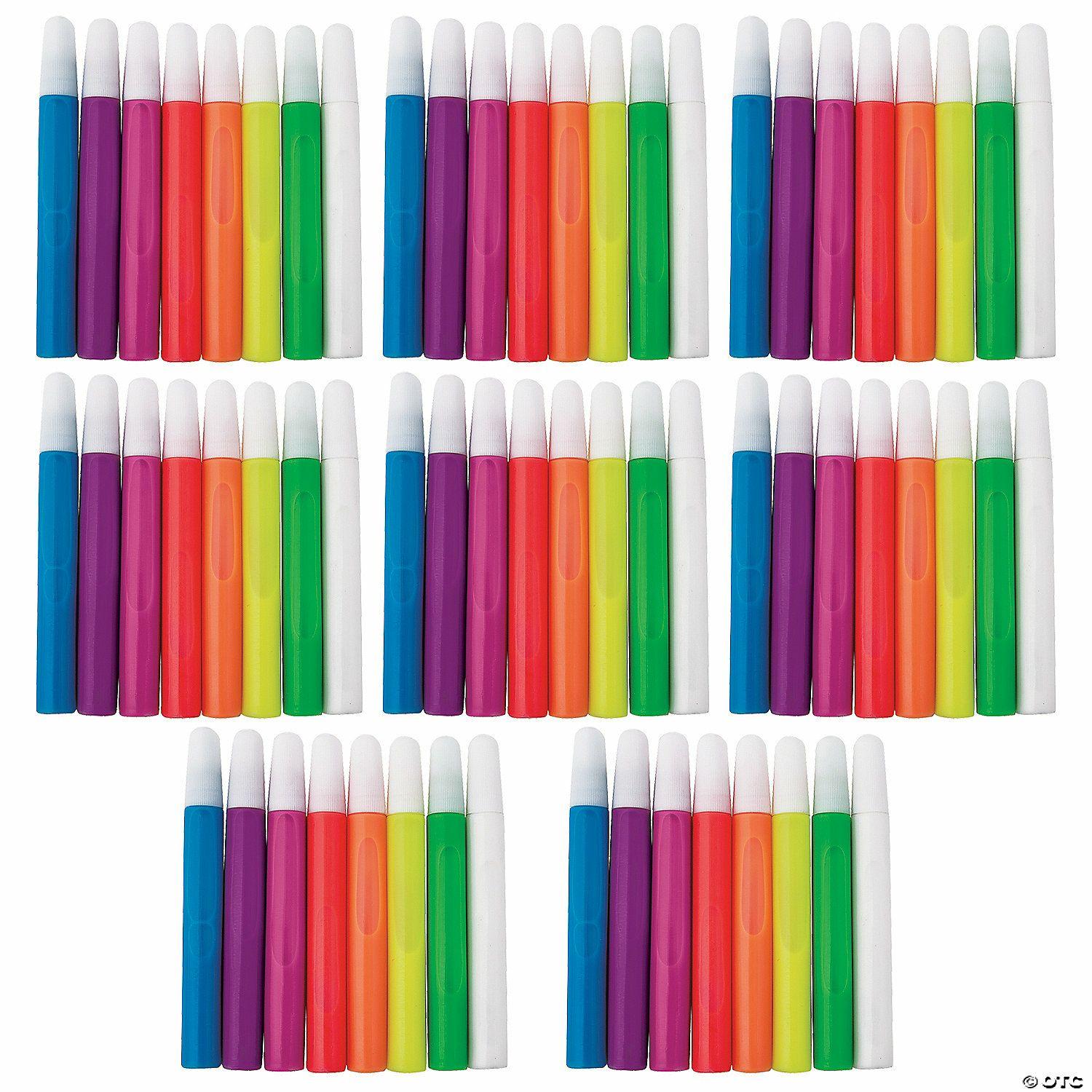 Paint | Bulk 72 Pc. 8-Color Neon Suncatcher Paint Pens