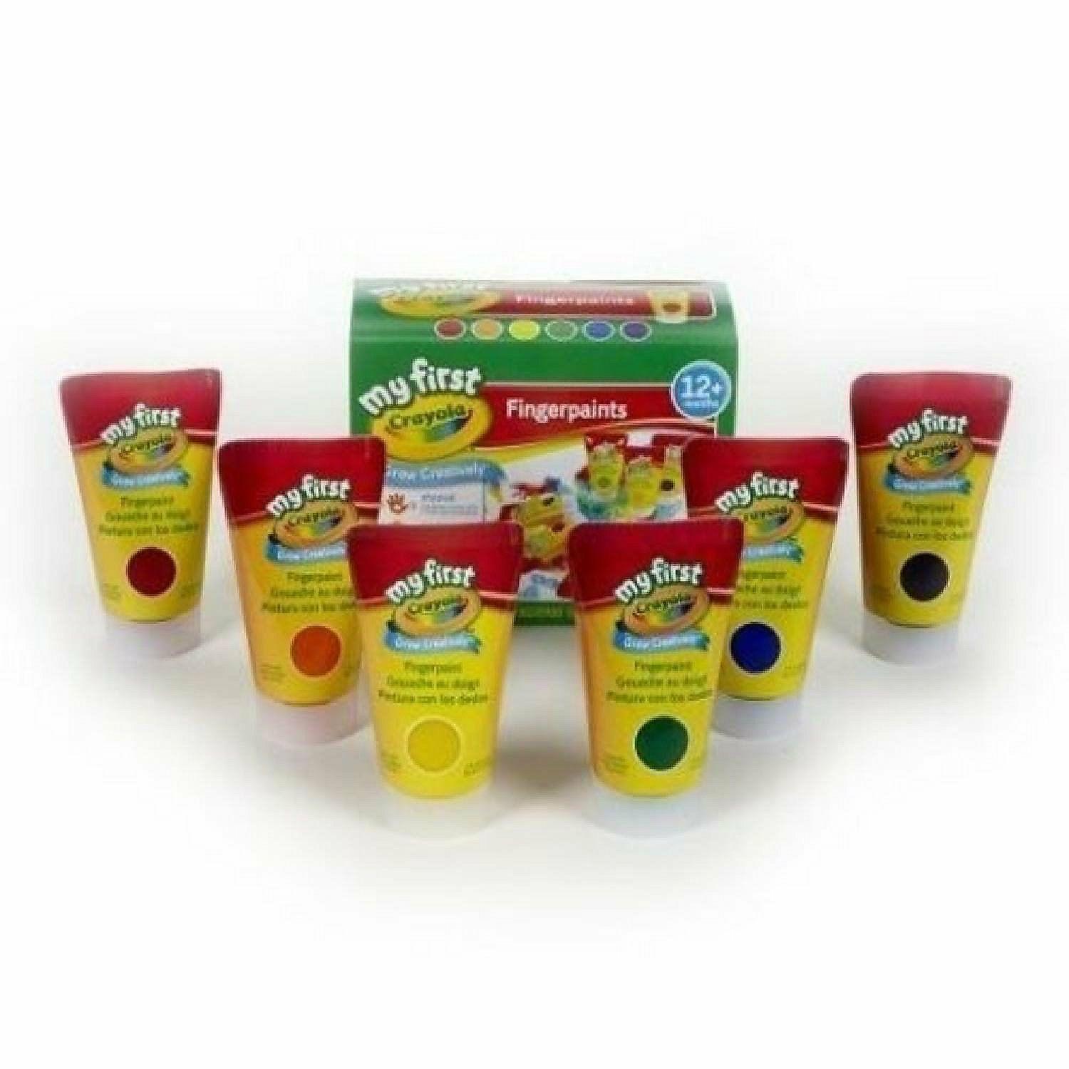 Paint | CRAYOLA™ Finger paint washable Finger Paint Easy Squeeze Bottles 6 Colors