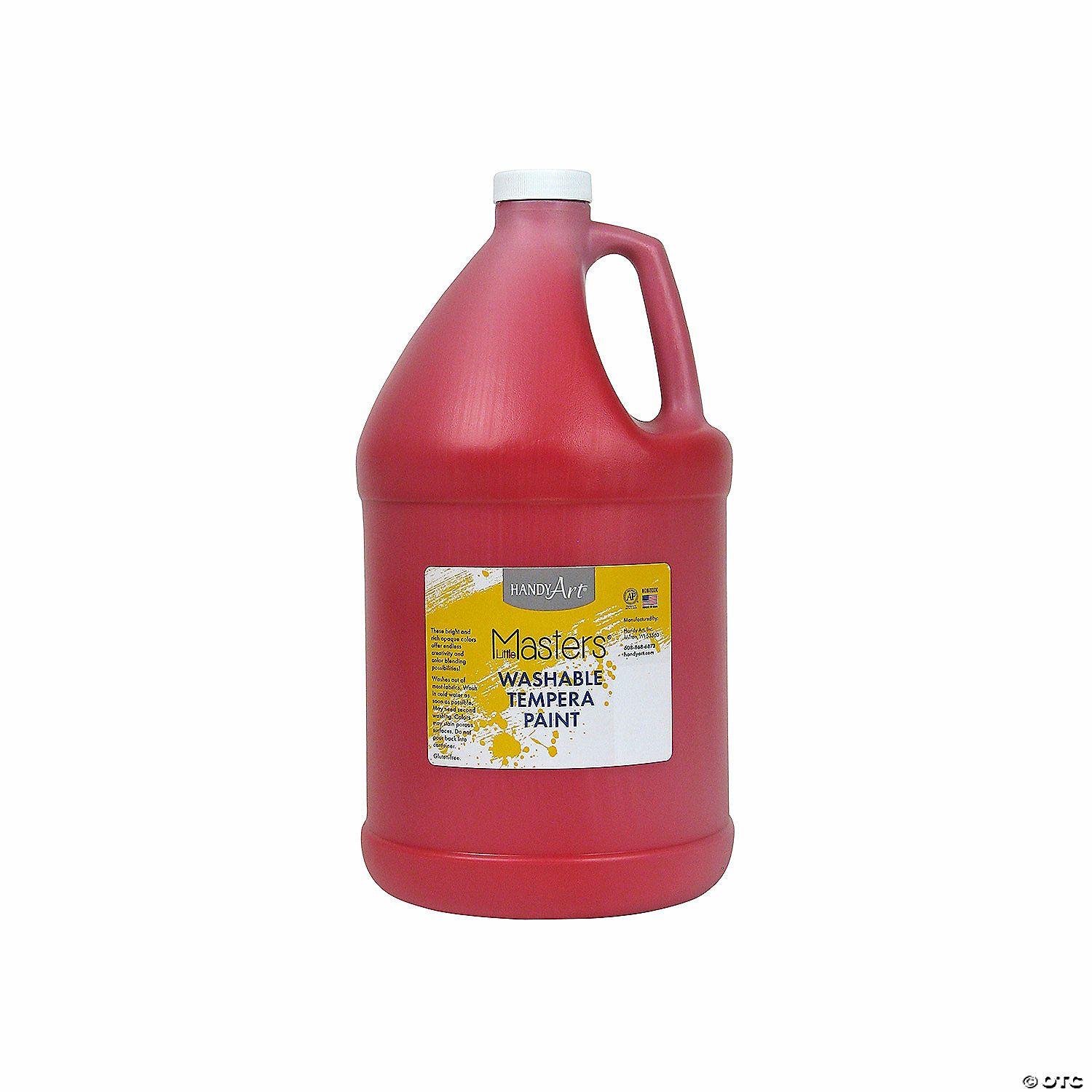 Paint | Gallon Washable Red Tempera Paint