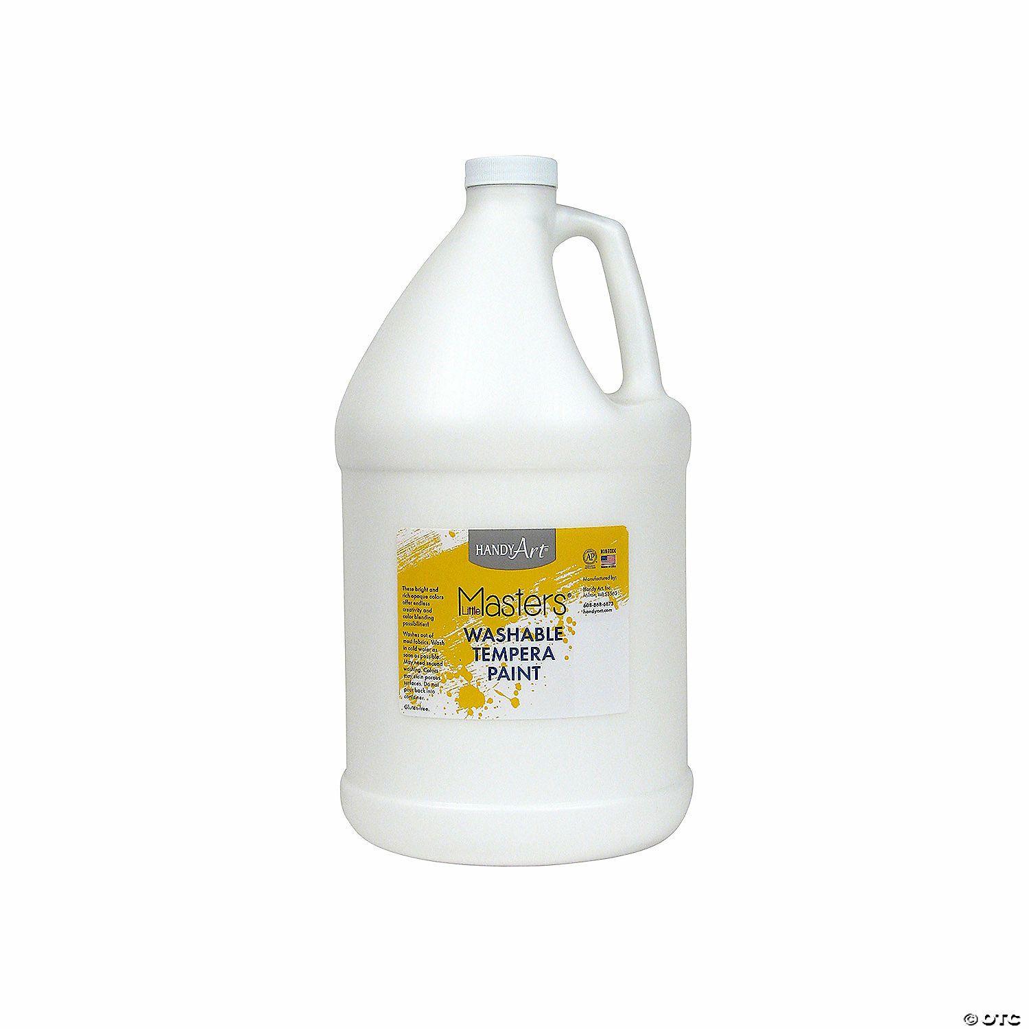 Paint | Gallon Washable White Tempera Paint