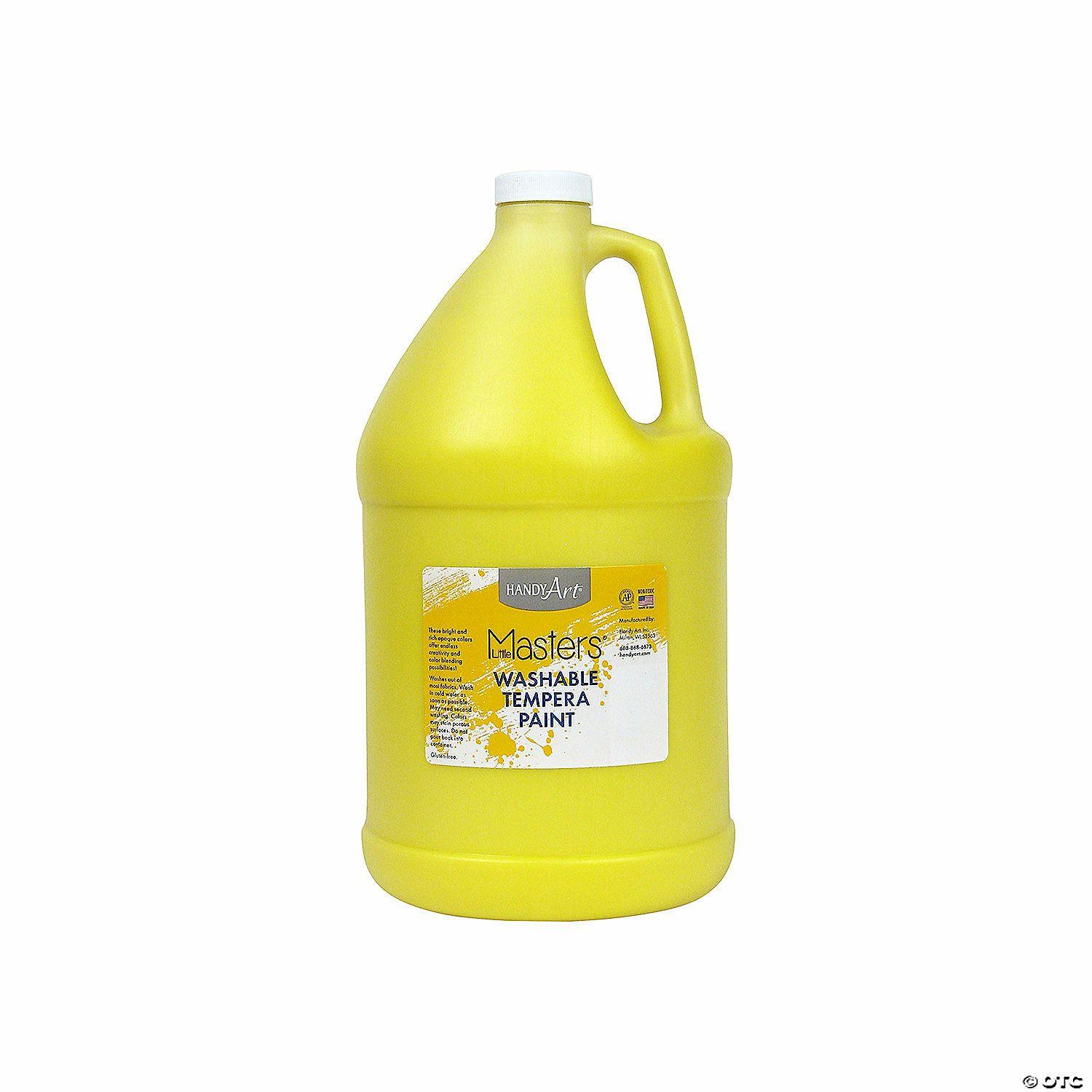 Paint | Gallon Washable Yellow Tempera Paint