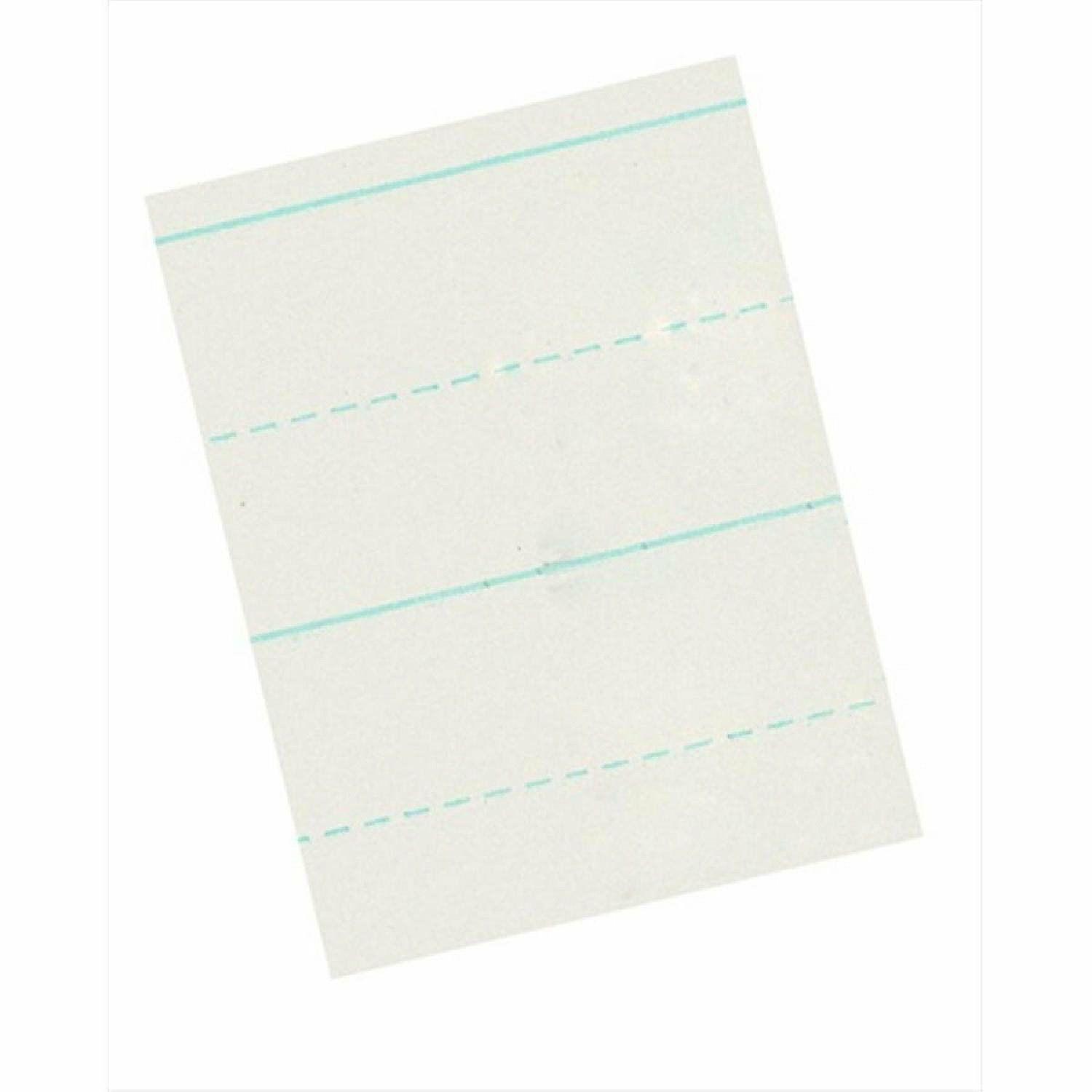 Paper | School Smart Picture Story Paper, 1 Inch Rule, 18 x 12 Inches, 500 Sheets