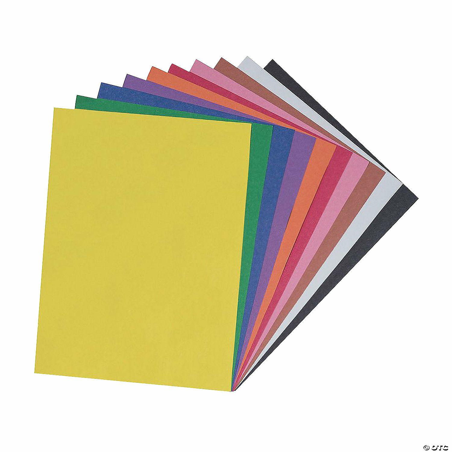 Paper | Sunworks® Construction Paper Assorted Colors 9″ x 12″ Heavyweight Construction Paper – 50 Pc.