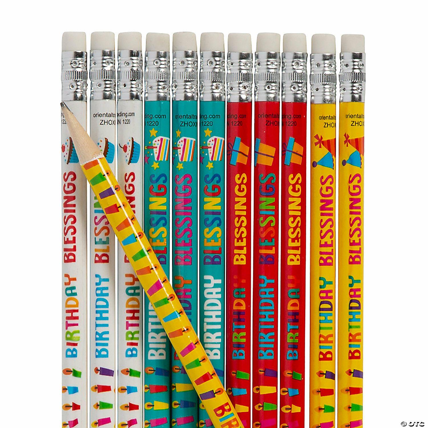 Pencils | Blessings on Your Birthday Pencils – 24 Pc.