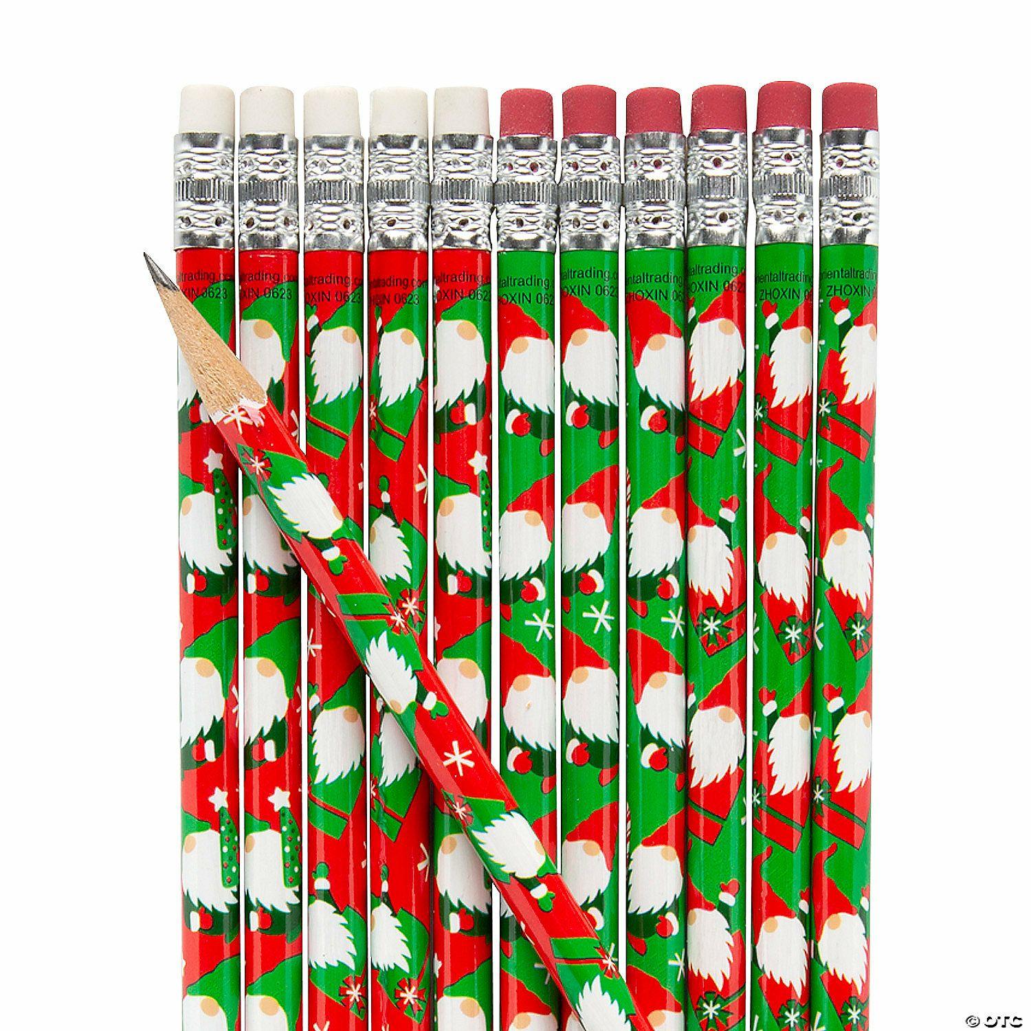 Pencils | Christmas Gnome Pencils – 24 Pc.