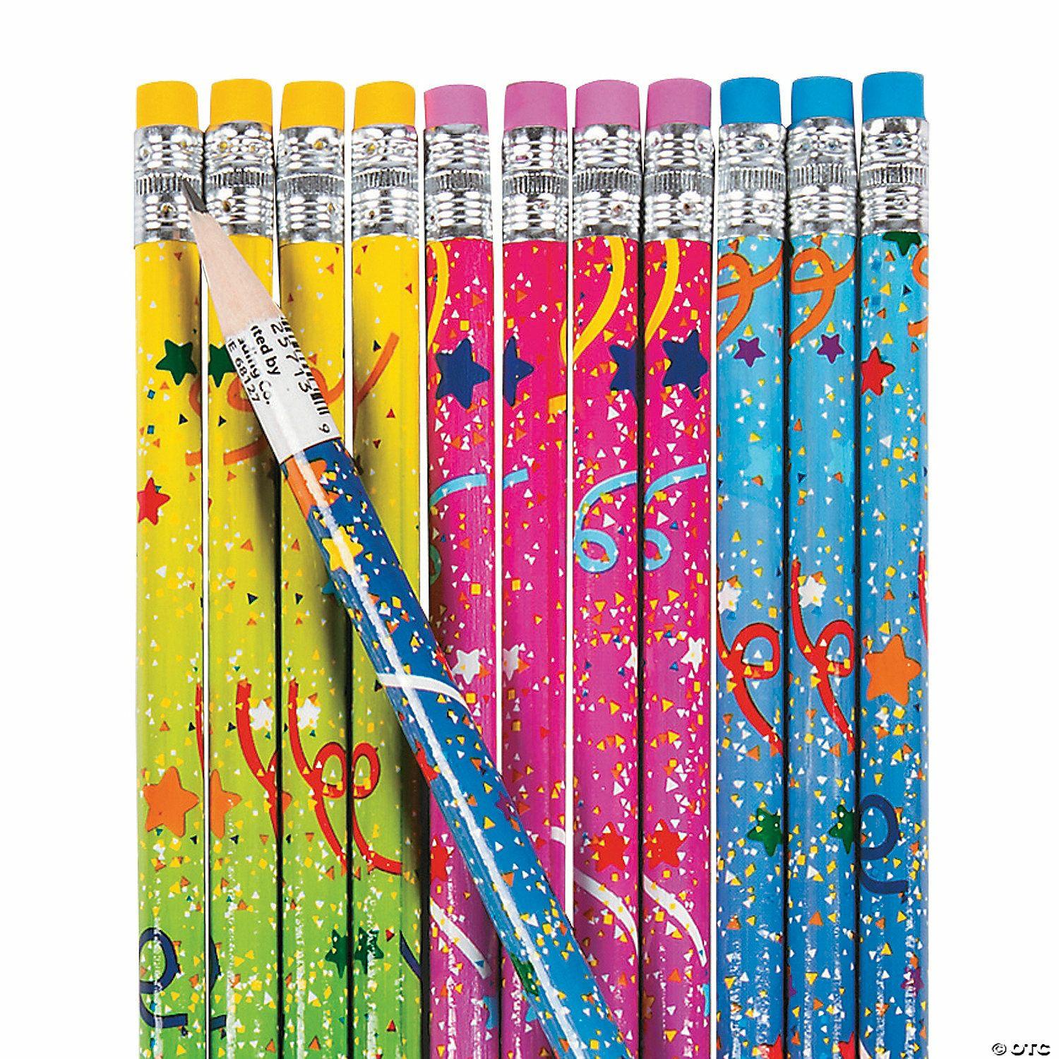 Pencils | Confetti Pencils – 24 Pc.