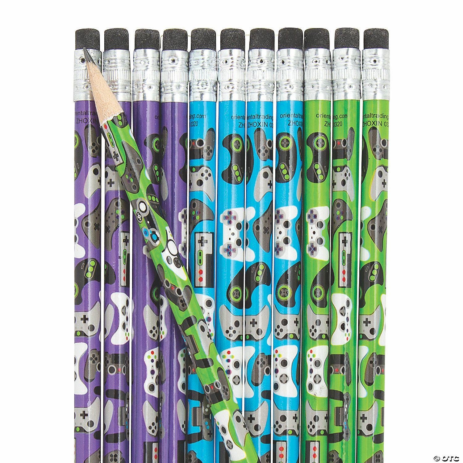 Pencils | Gamer Pencils – 24 Pc.