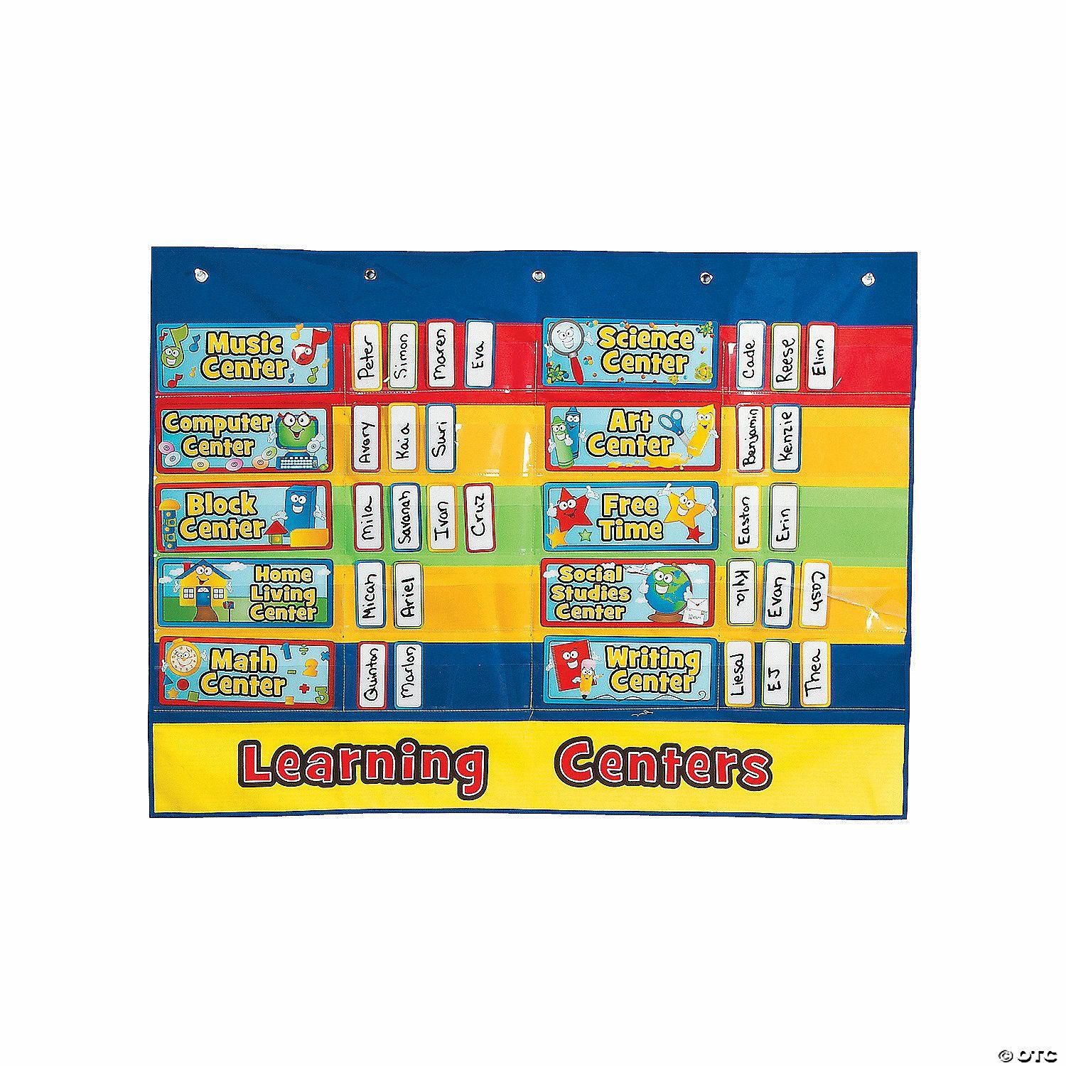 Pocket Charts | Classroom Centers Pocket Chart – 49 Pc.