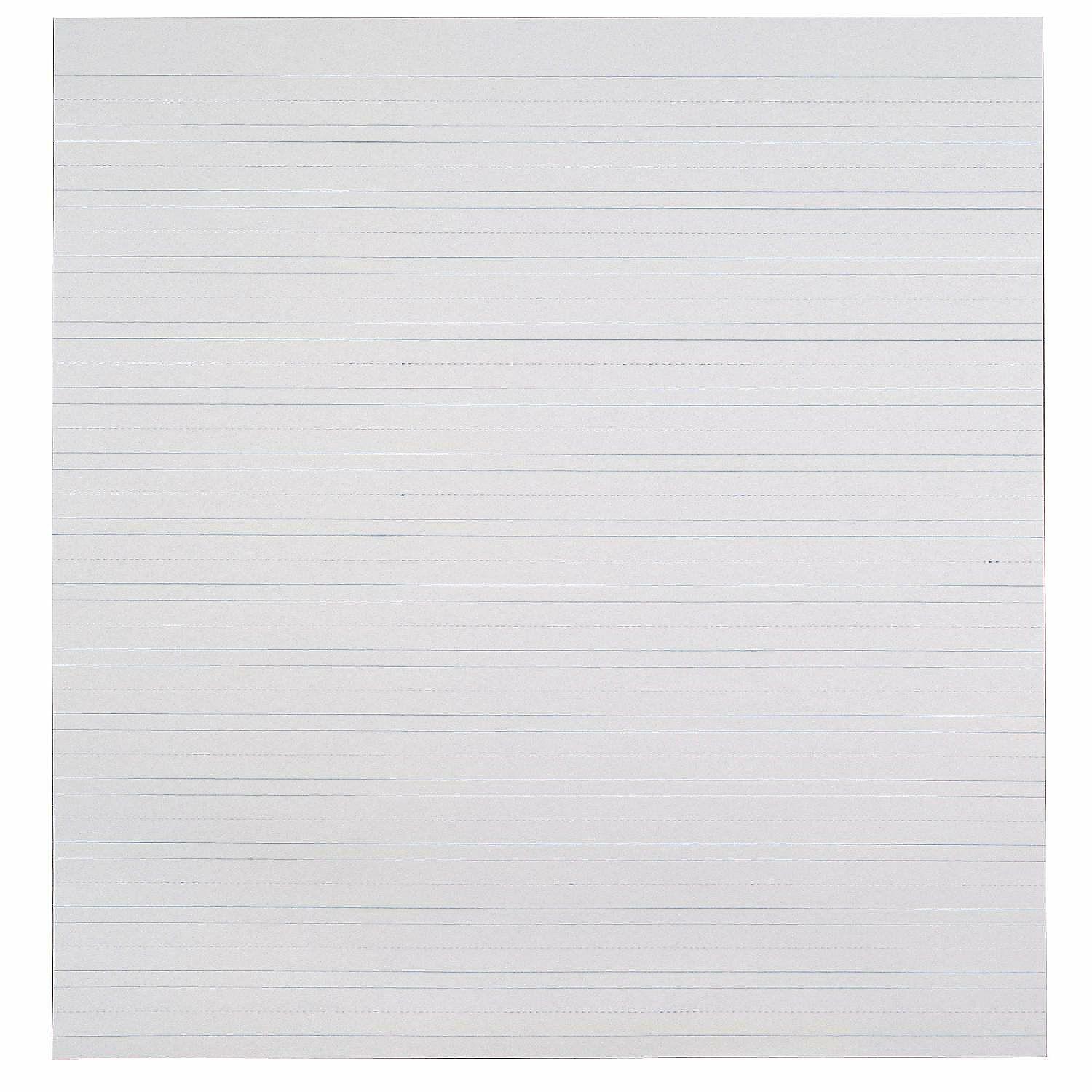 Pocket Charts | School Smart Primary Chart Paper, Skip-A-Line, 24 x 32 Inches, White, 500 Sheets