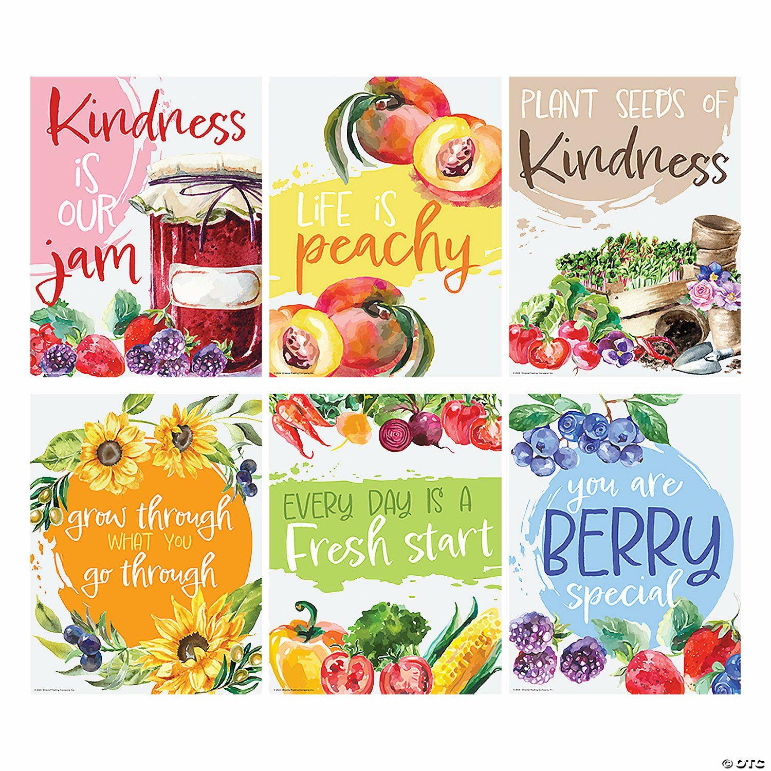 Posters | Farmers Market Classroom Poster Set – 6 Pc.