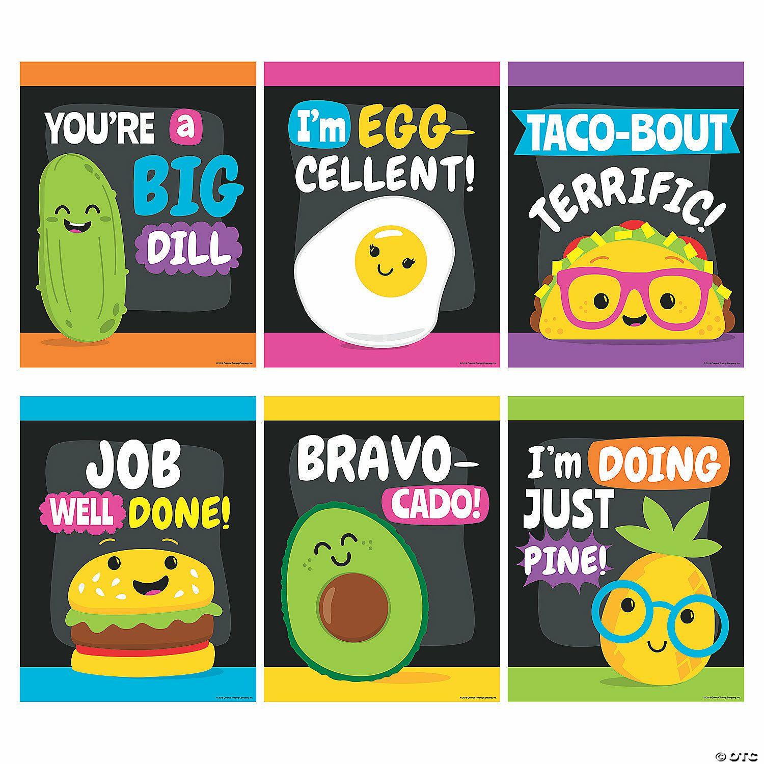 Posters | Funtastic Food Friends Classroom Posters – 6 Pc.