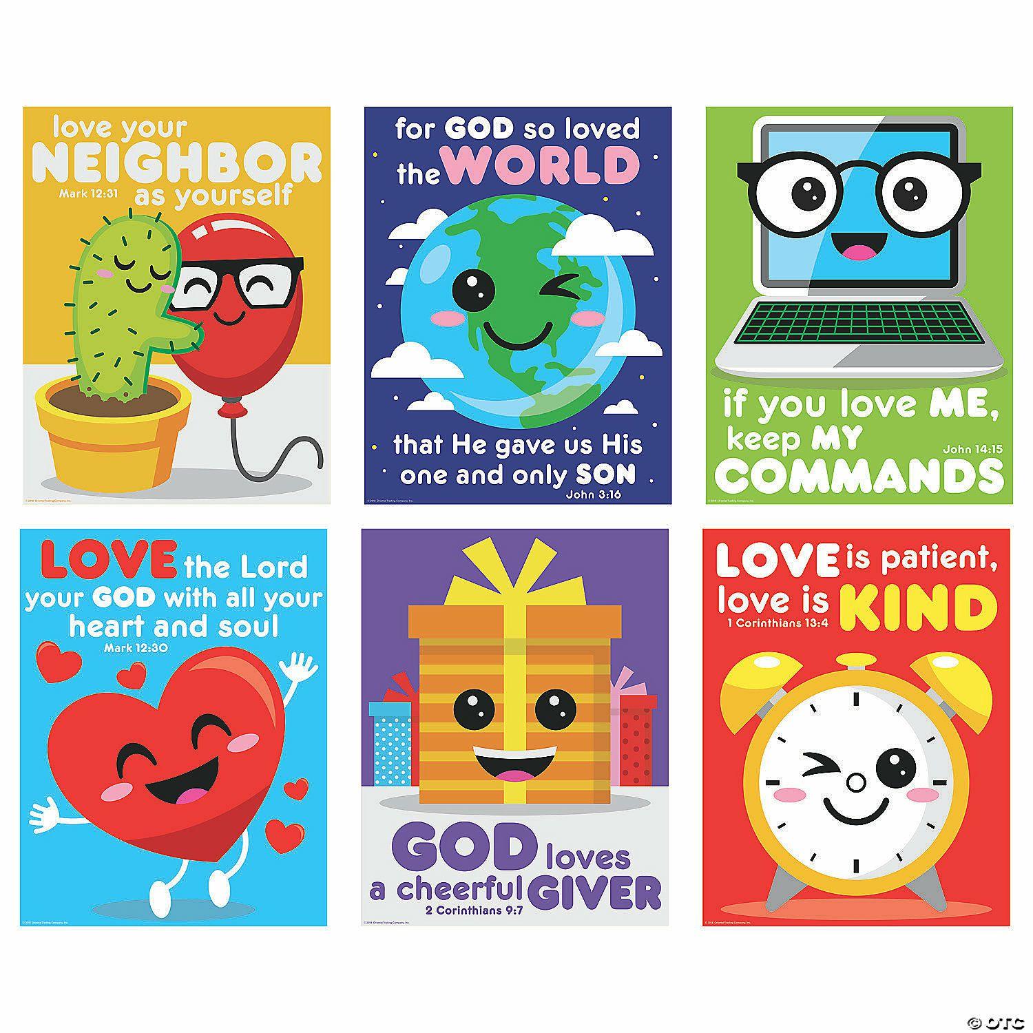 Posters | God&’s Love Poster Set – 6 Pc.