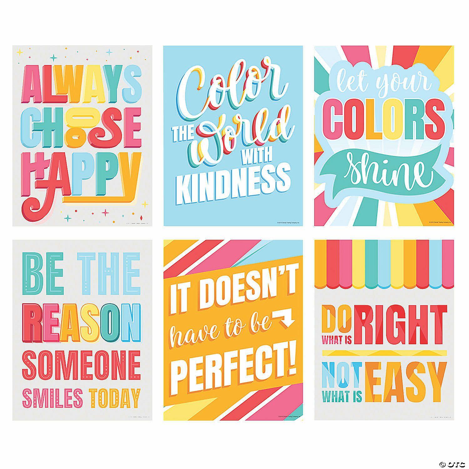 Posters | Happy Day Poster Set – 6 Pc.