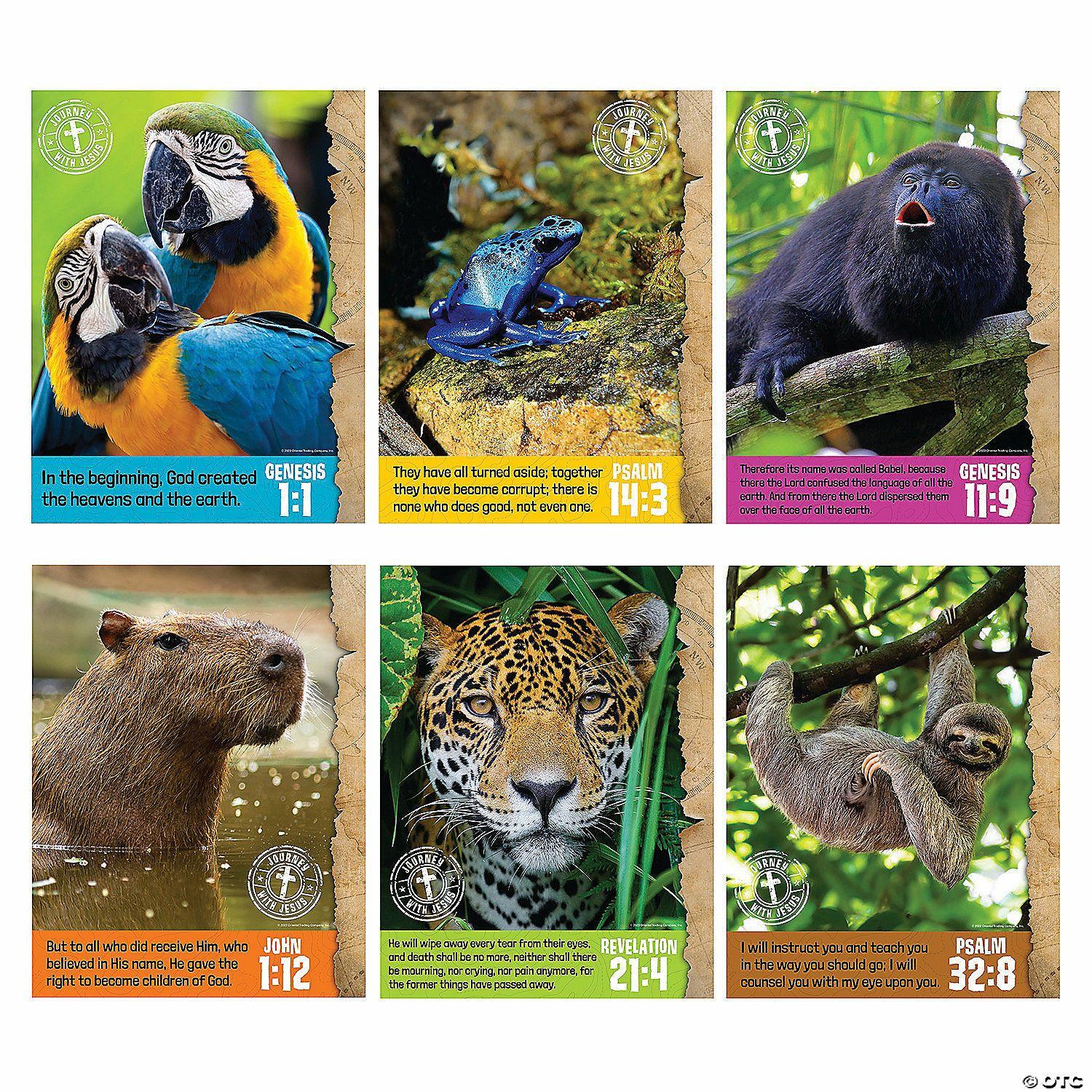 Posters | Jungle VBS Classroom Poster Set – 6 Pc.