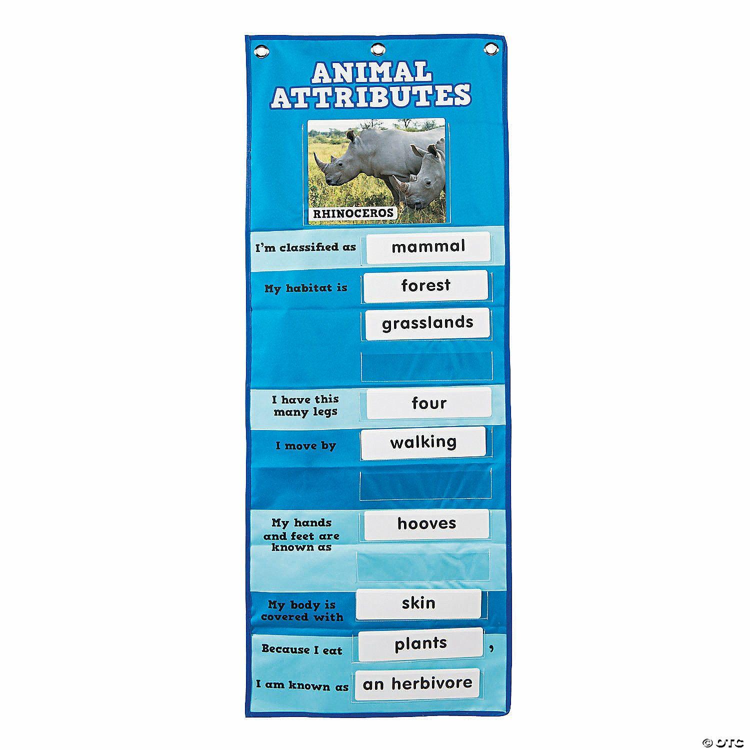 Science | Animal Attribute Pocket Chart