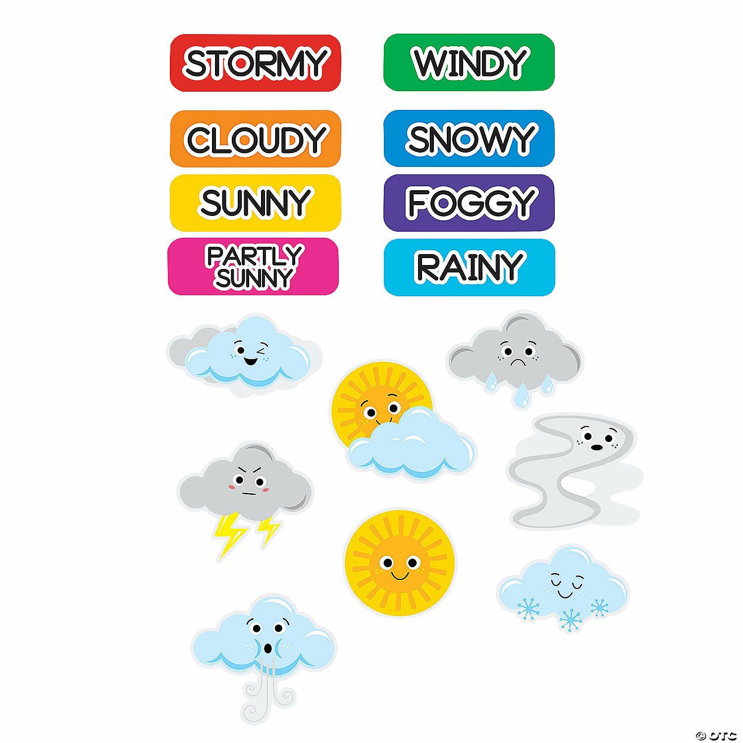 Science | Weather Icon Cutouts – 16 Pc.