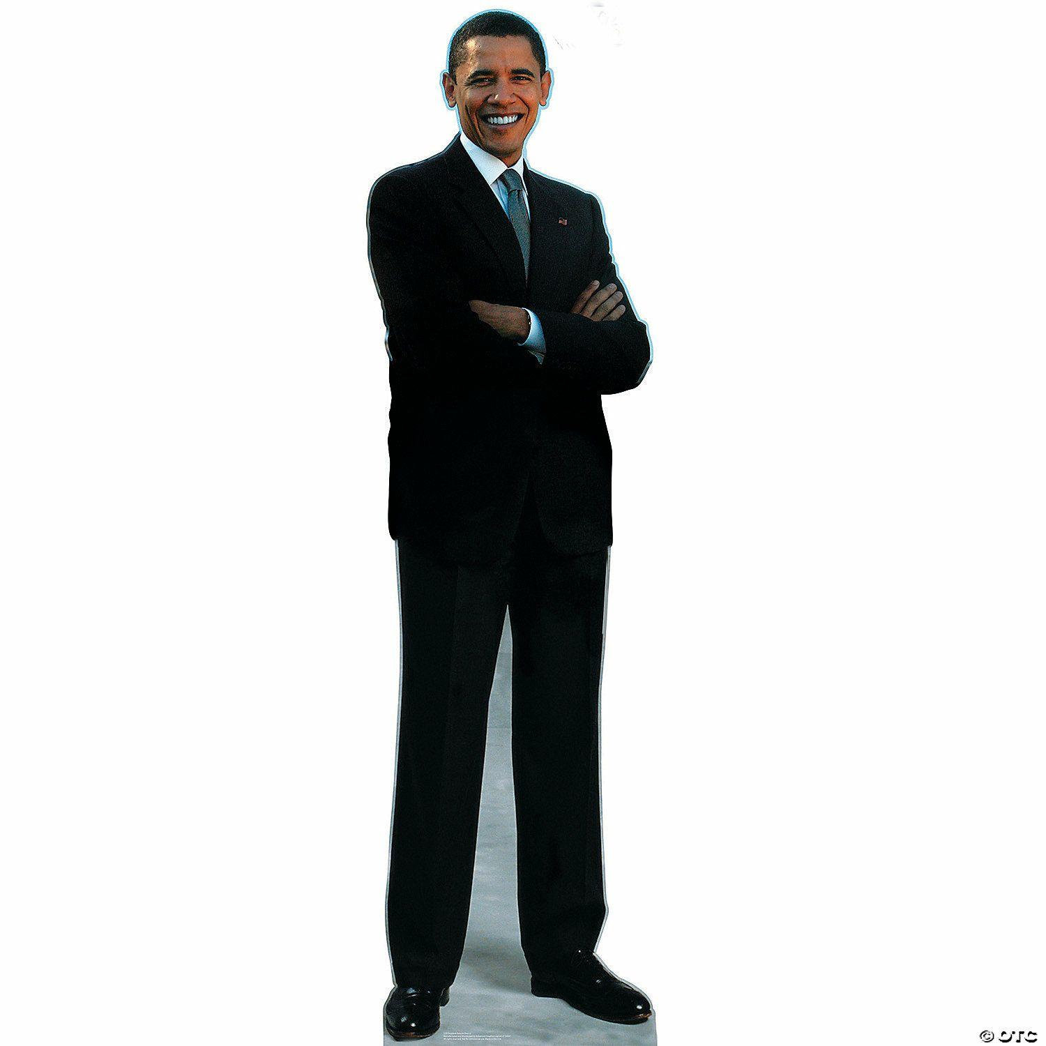 Social Studies | 74″ President Barack Obama Life-Size Cardboard Cutout Stand-Up