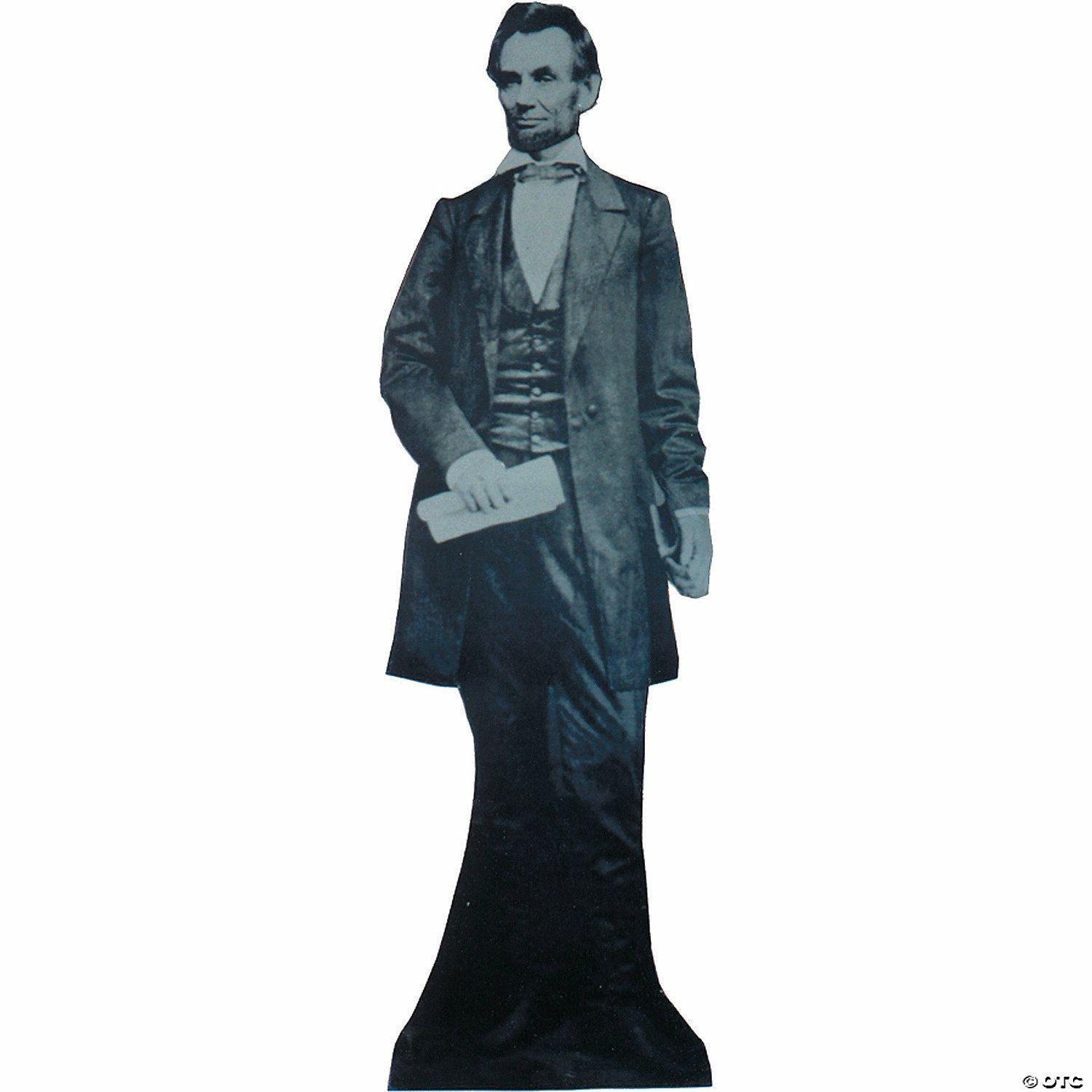 Social Studies | 76″ President Abraham Lincoln Life-Size Cardboard Cutout Stand-Up