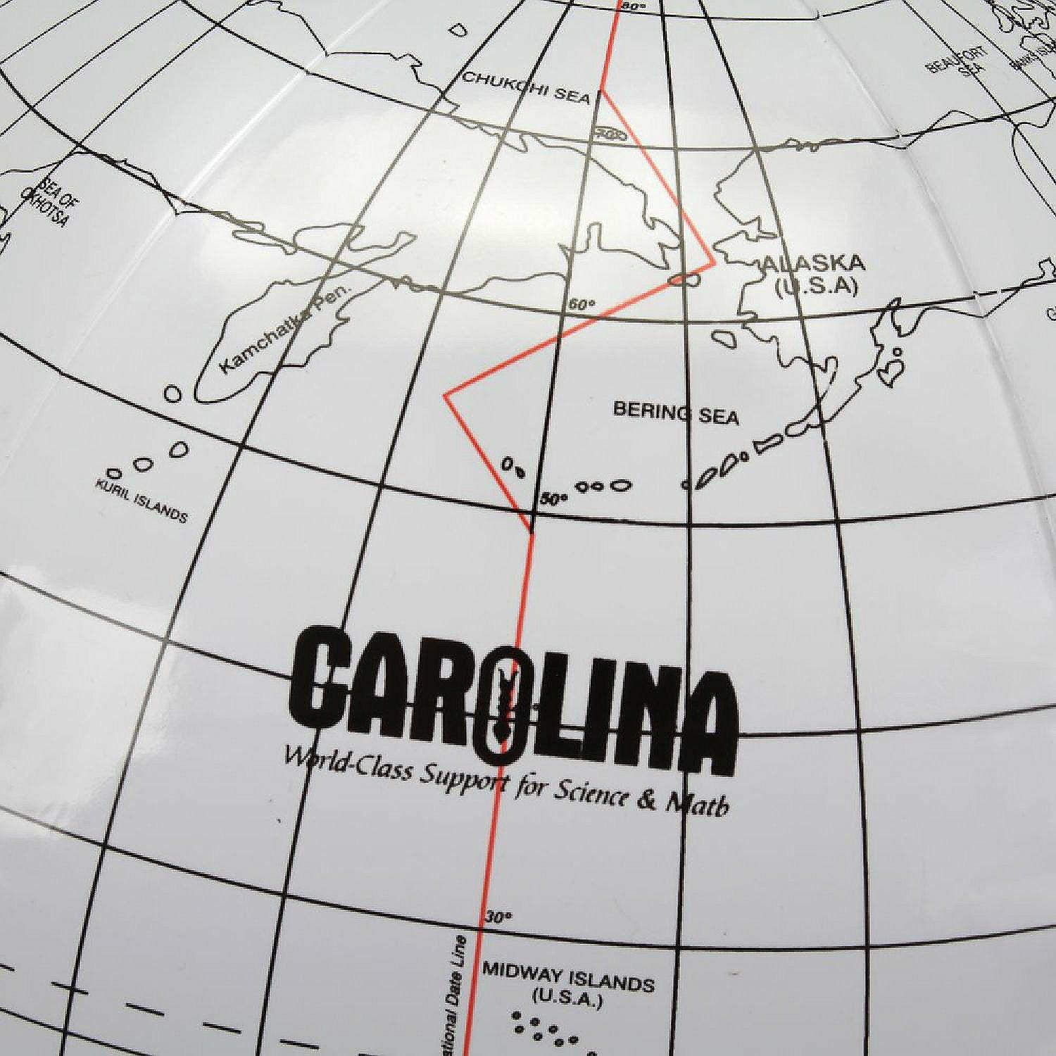 Social Studies | Carolina   Writable Inflatable Globe, 12″