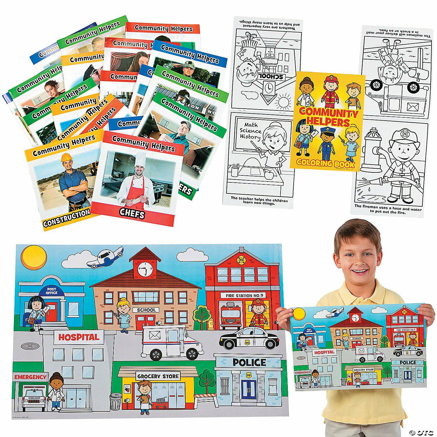 Social Studies | Community Helpers Activity & Educational Learning Kit for 24