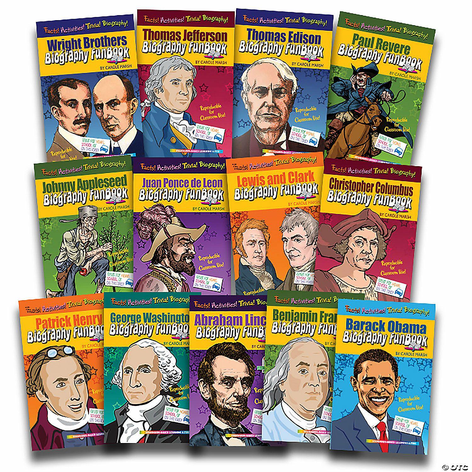 Social Studies | Gallopade Presidents, Explorers and Inventions Set – Set of 13 Books