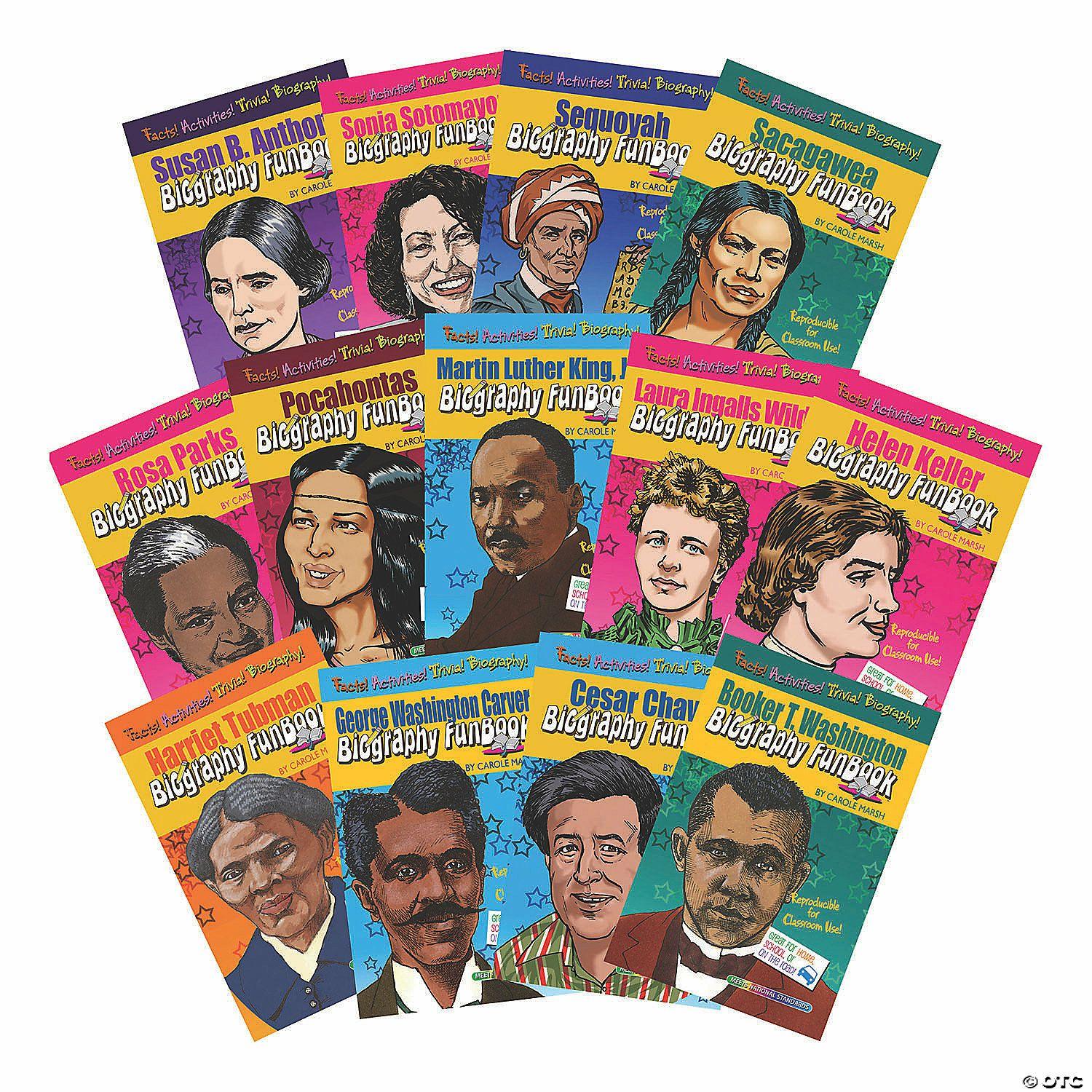 Social Studies | Gallopade Women & Minorities Who Shaped Our Nation Activity Book, Set of 13