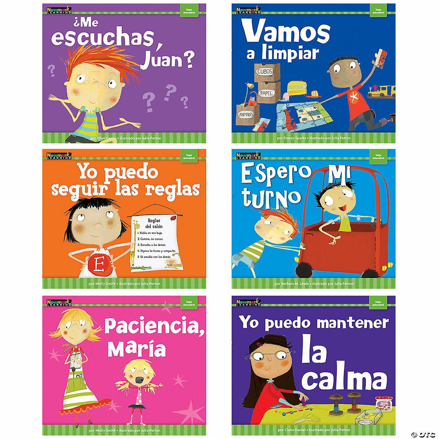 Social Studies | Newmark Learning MySELF Readers: I Am in Control of Myself, Small Book, Spanish, Set of 6