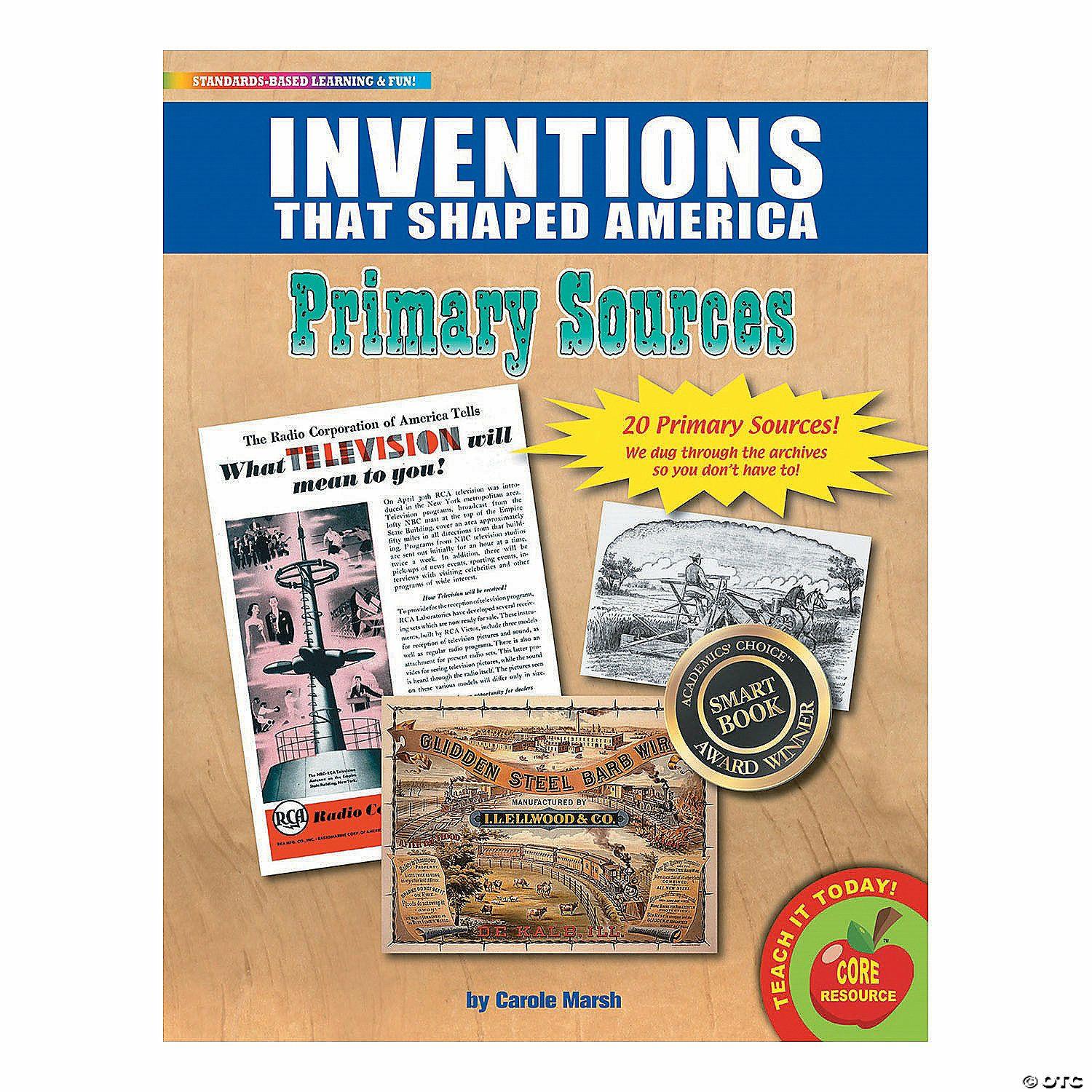 Social Studies | Primary Source Documents: Inventions that Shaped America – 20 Pc.