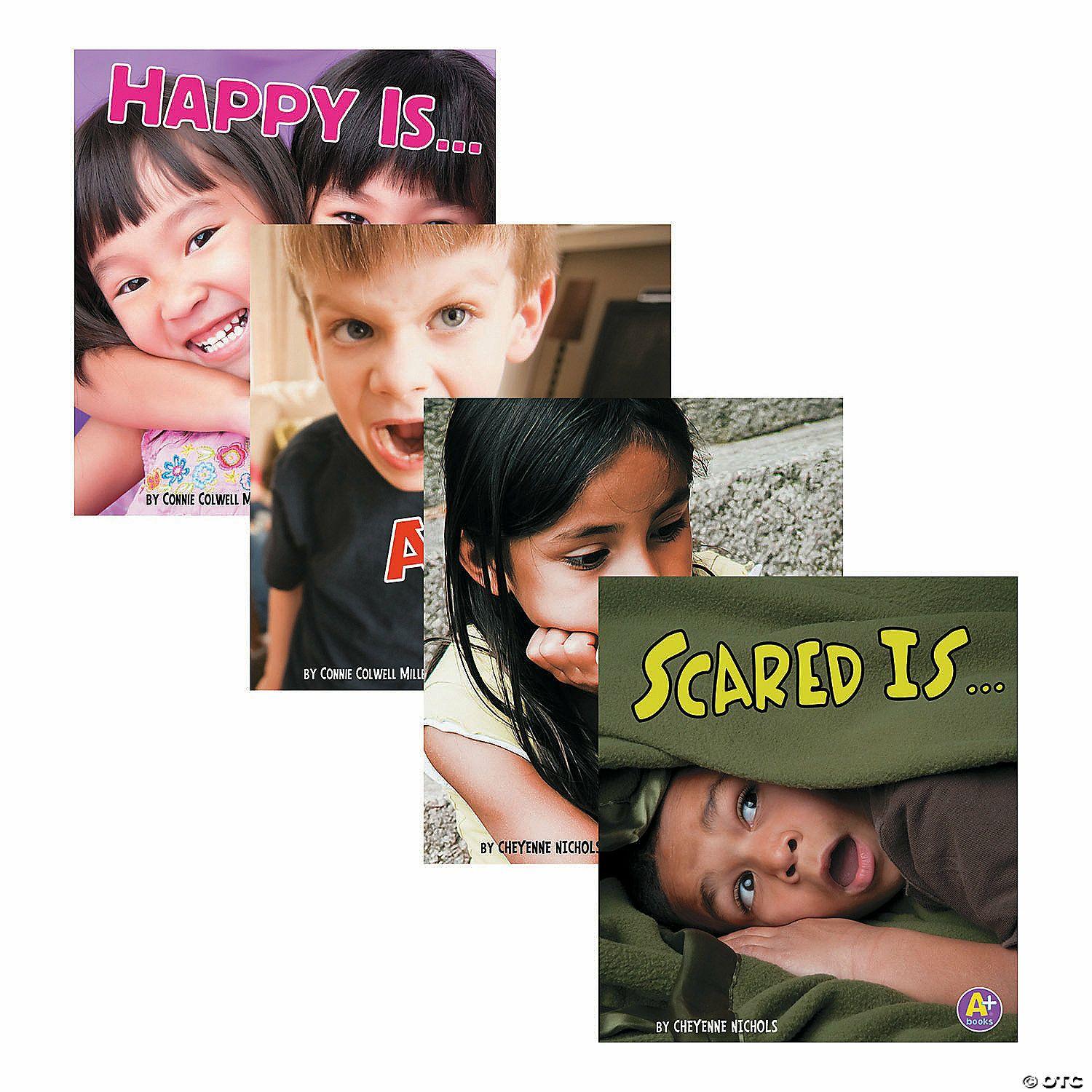 Social Studies | Social Emotional Learning Know Your Emotion Educational Book Set- 4 Pc.