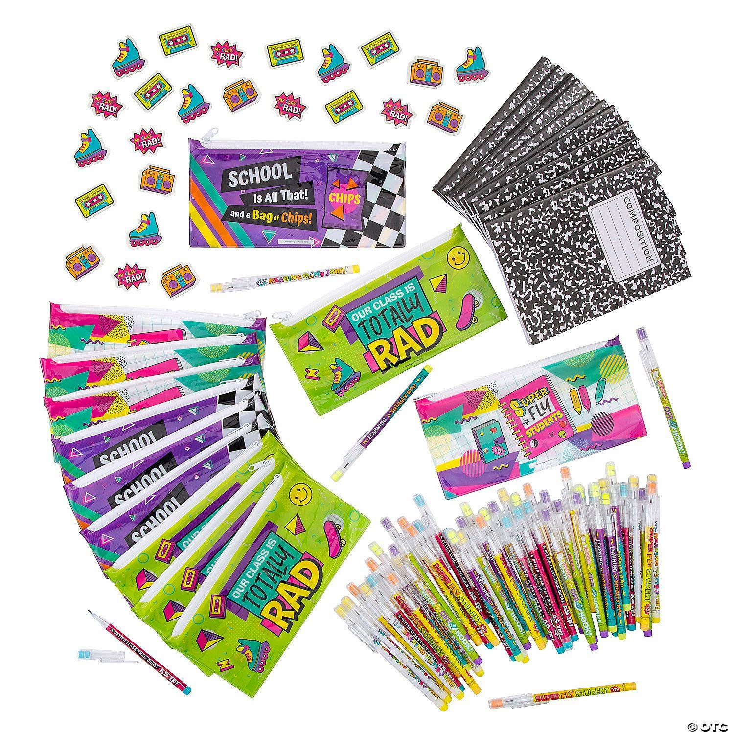 Stationery Kits | 98 Pc. 90s Stationery Kit for 12