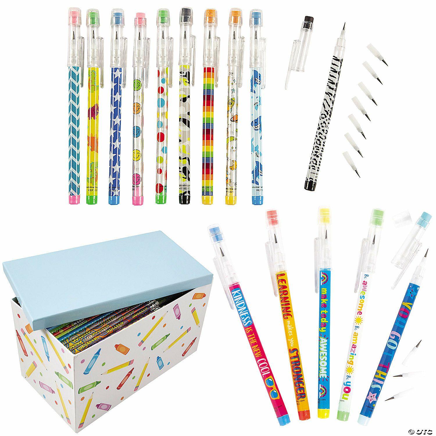 Stationery Kits | Bulk 201 Pc. Stacking Point Pencils with Box Kit