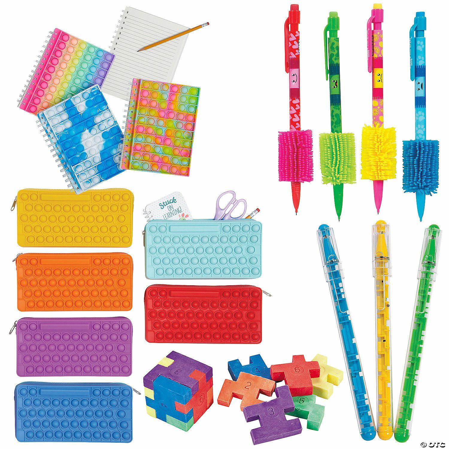 Stationery Kits | Bulk 60 Pc. Ultimate Fidget Stationery Kit