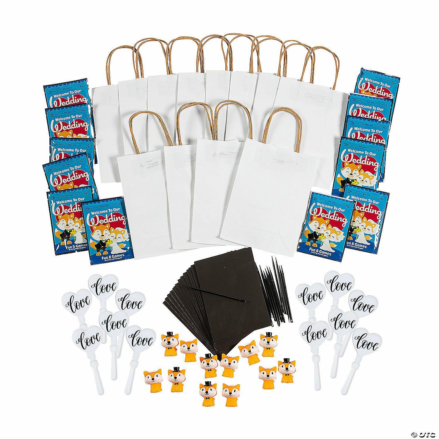 Stationery Kits | Bulk  72 Pc. Wedding Kids&’ Activity Bags Kit