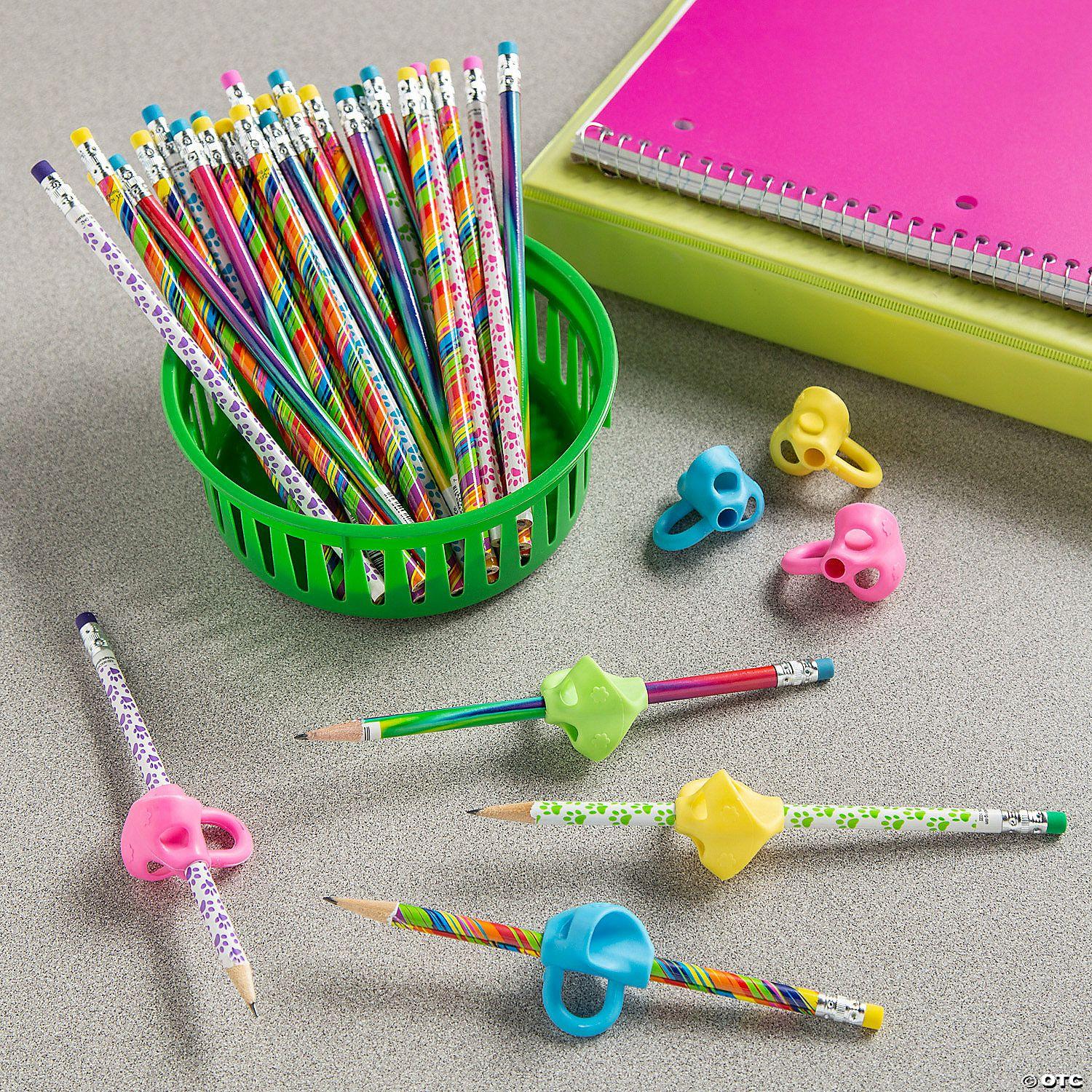 Stationery Kits | Bulk Pencil Assortment with Grips for 72