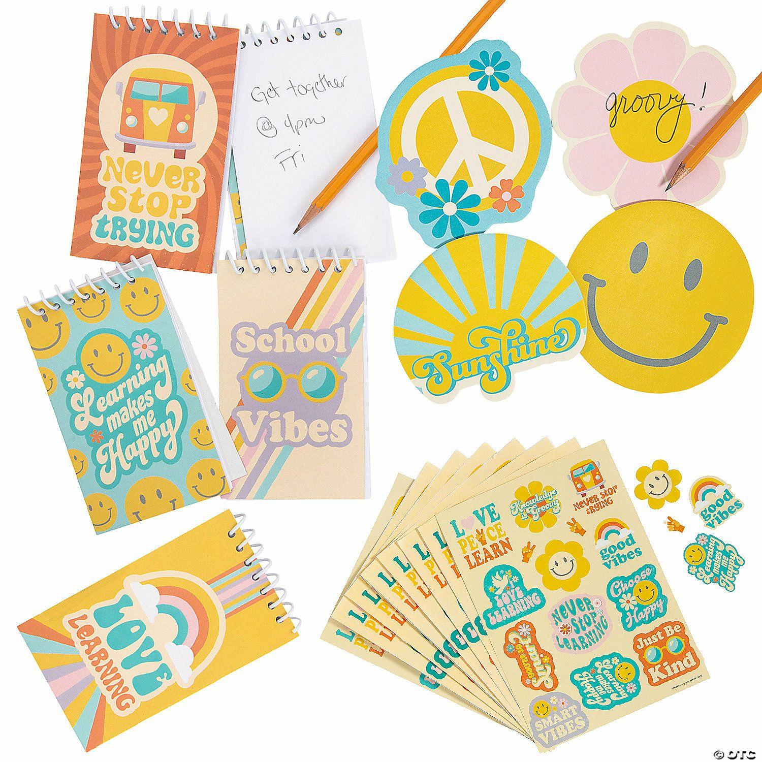 Stationery Kits | Groovy Party Stationery Kit – 72 Pc.