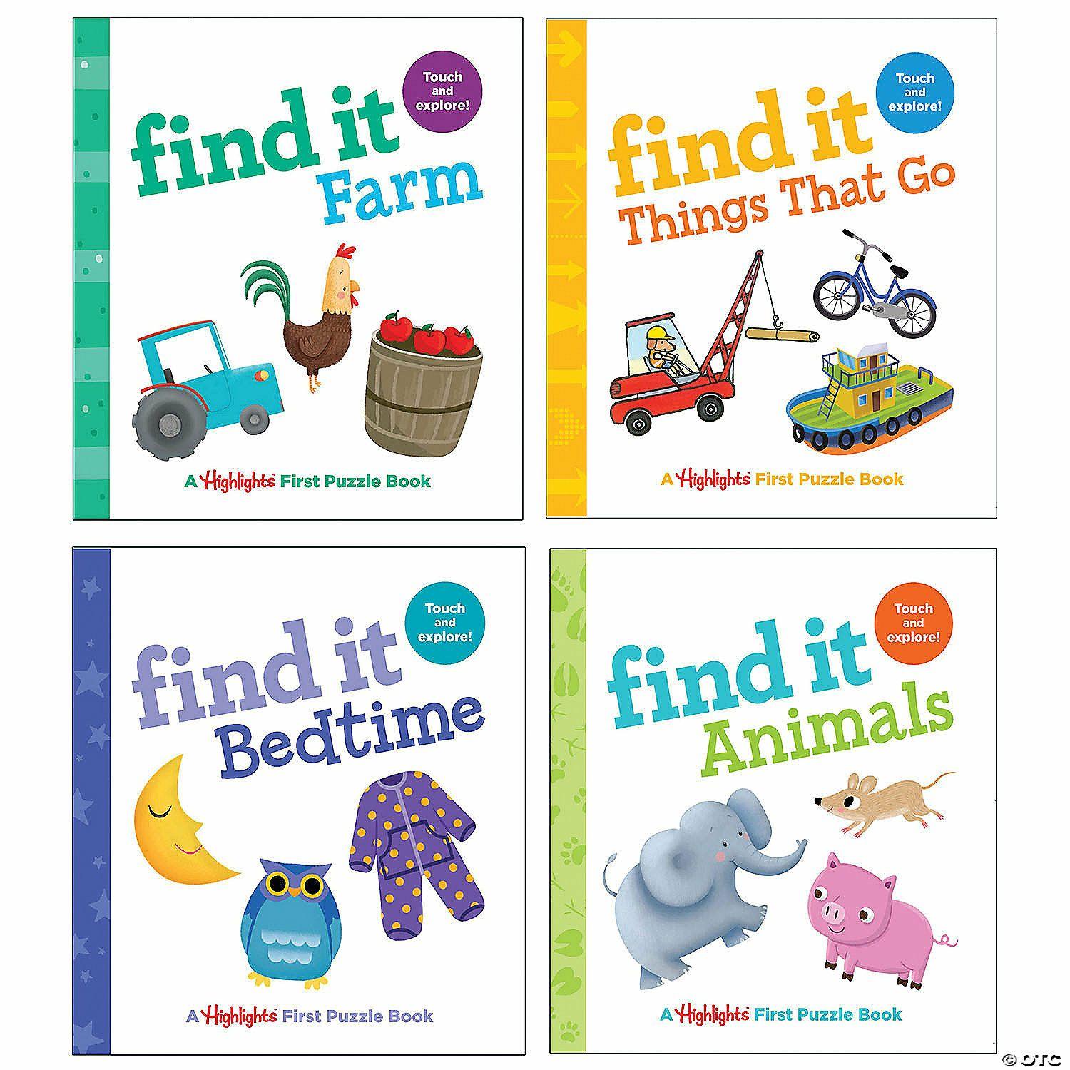 Stationery Kits | Highlights Find It Board Books, Set of 4