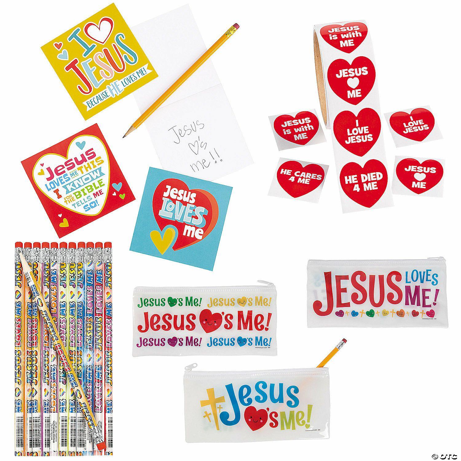 Stationery Kits | Jesus Loves Me Stationery Handout Kit for 24