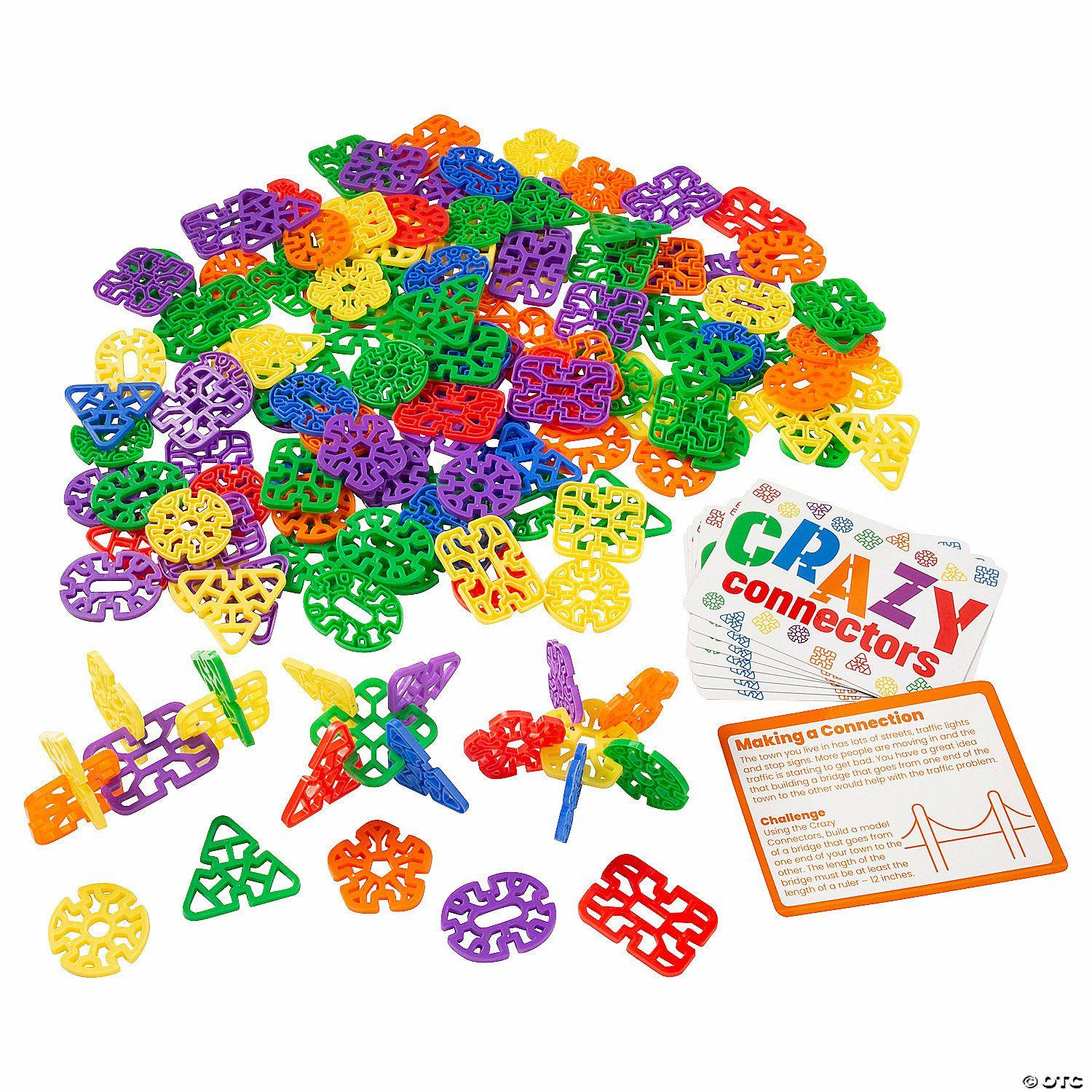 STEM Activities | Bulk 153 Pc. STEM Cool Crazy Connectors Activity Learning Challenge Kit