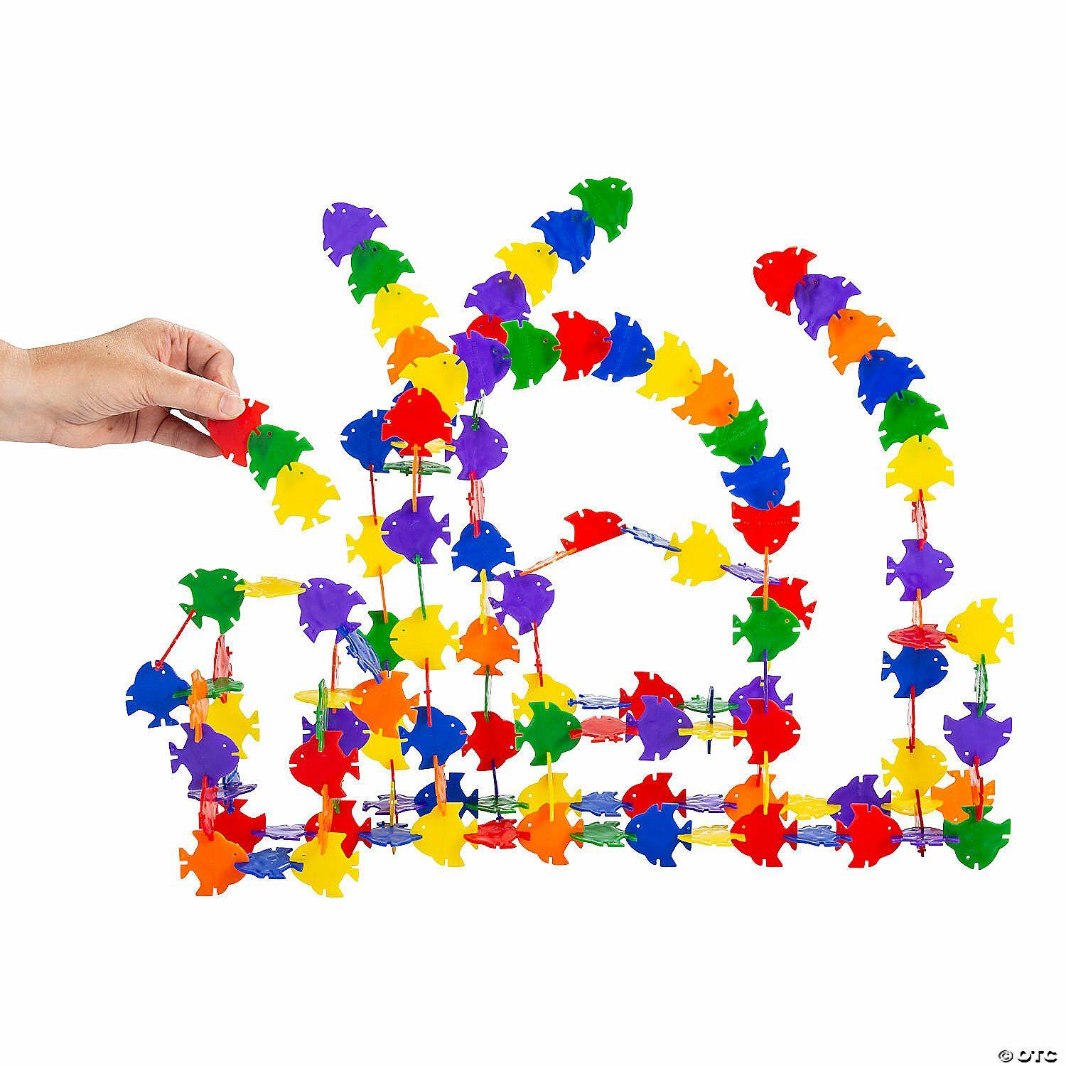 STEM Activities | Bulk 400 Pc. Fantastic Fish Building Blocks Set