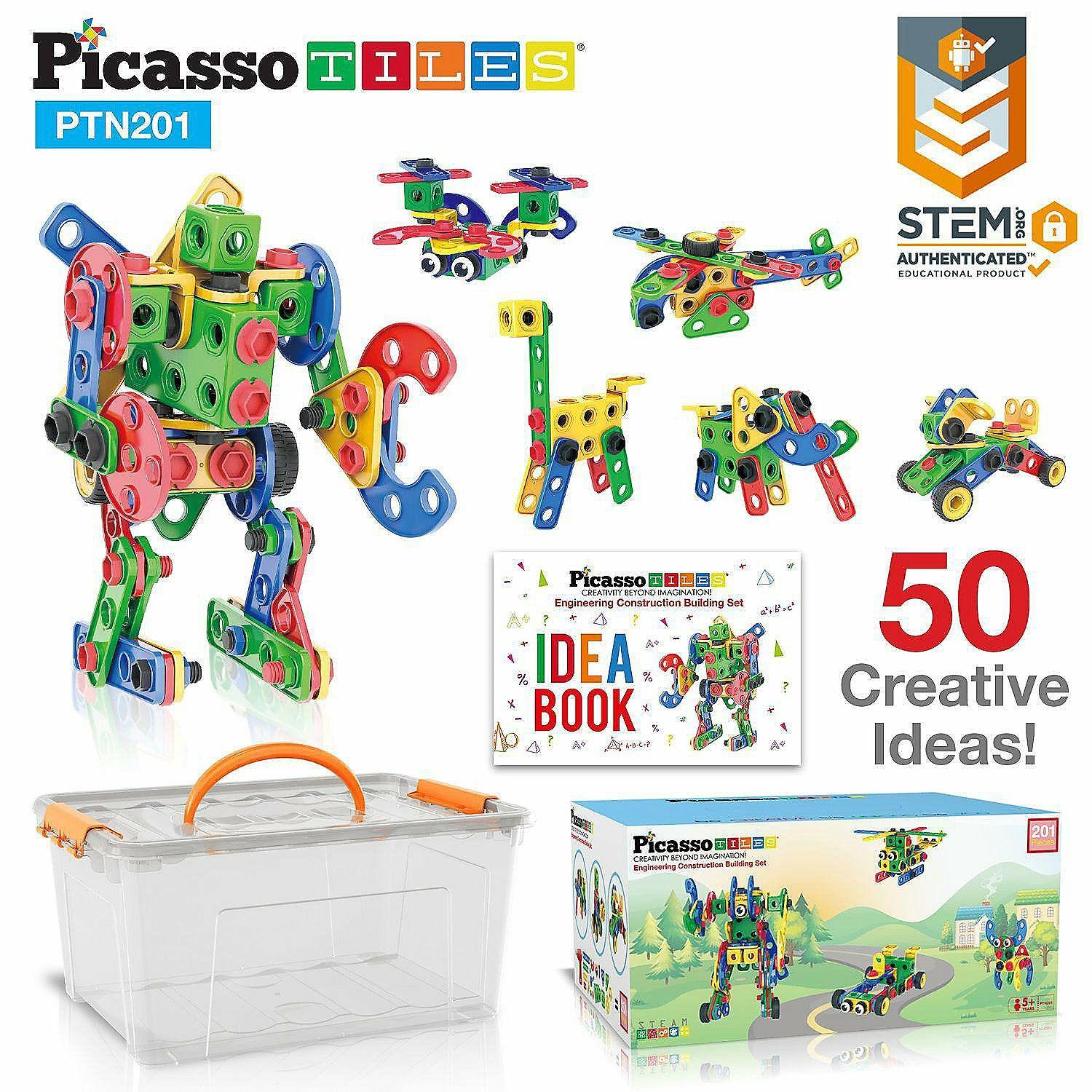 STEM Activities | PicassoTiles – PTN201 Engineering Construction Set