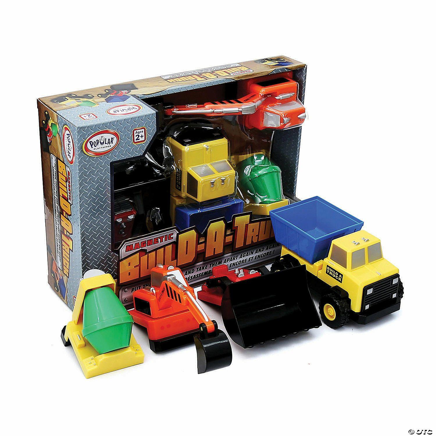 STEM Activities | Popular Playthings Magnetic Build-a-Truck™ Construction Set