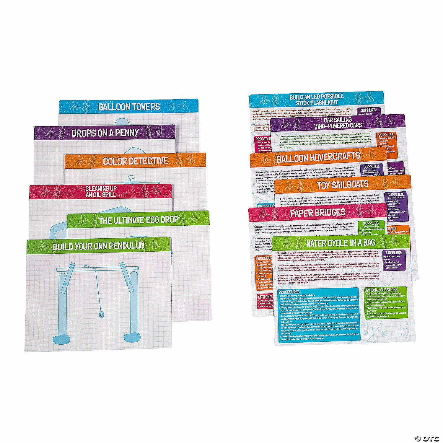 STEM Activities | STEM Activity Cards – 13 Pc.