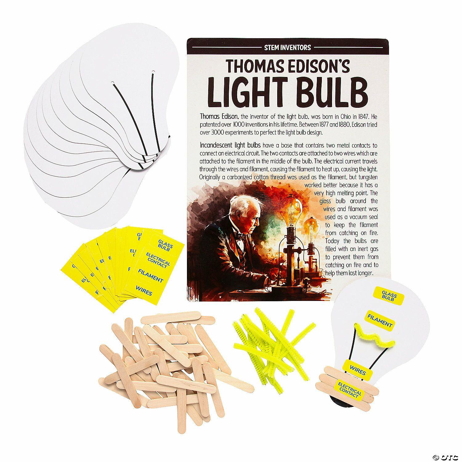 STEM Activities | STEM Inventors Light Bulb Educational Kit – Makes 12